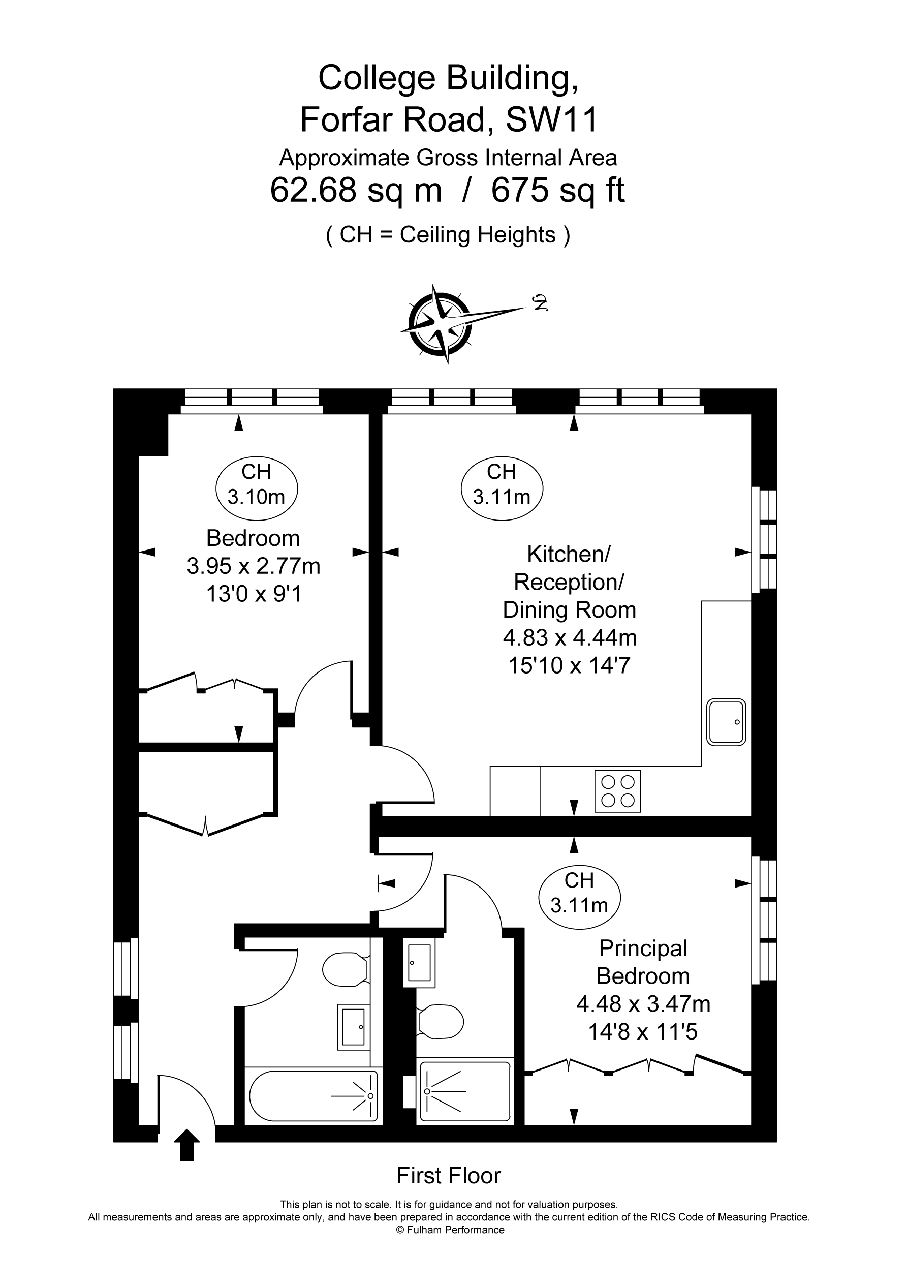 Forfar Road, London SW11, 2 bedroom flat to rent 63777435 PrimeLocation