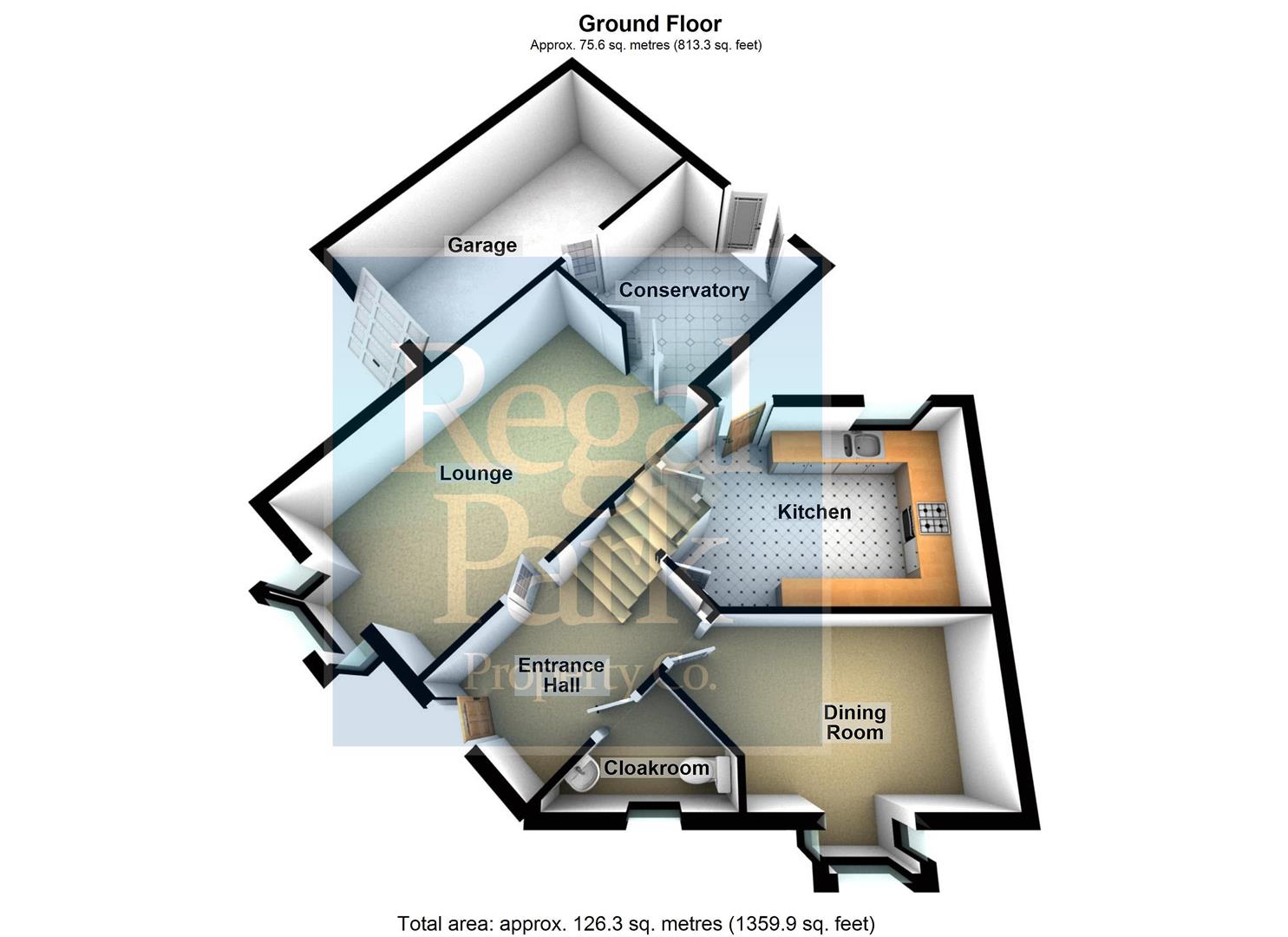 Bayston Court, Sugar Way, Peterborough PE2, 3 bedroom end terrace house