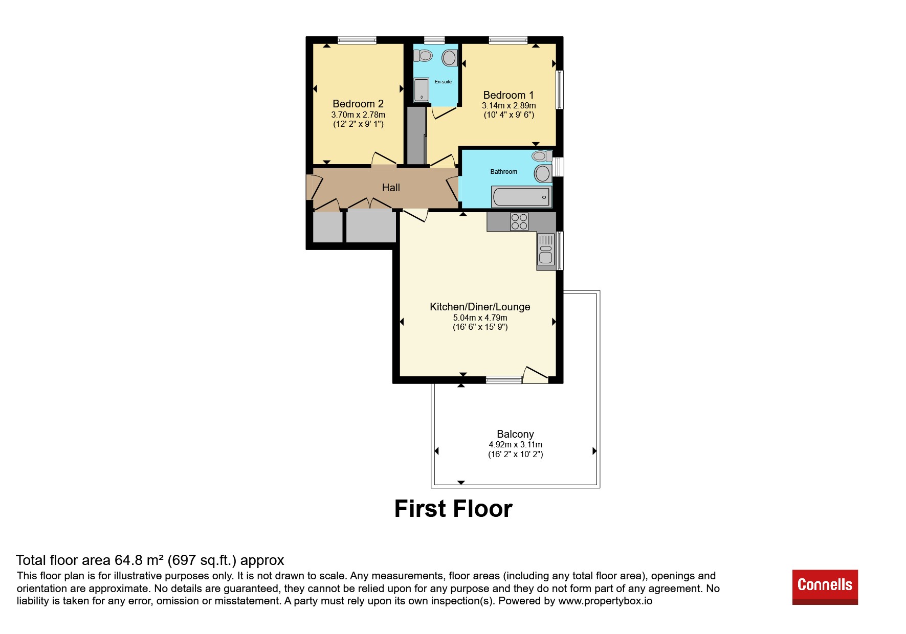 Flat 4, Scampton House, 1, Barnes Wallis Way, St. Albans floorplan