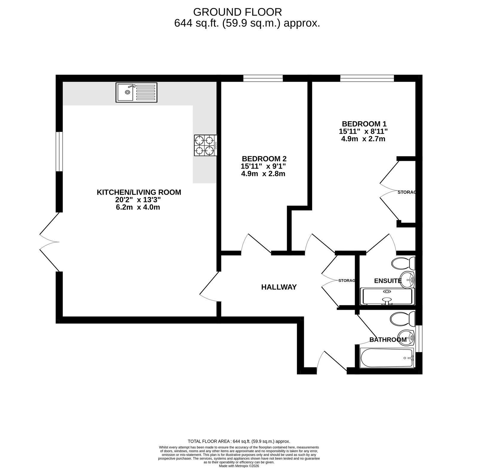 Flat 4 Spenser, Keel Road, Southampton floorplan