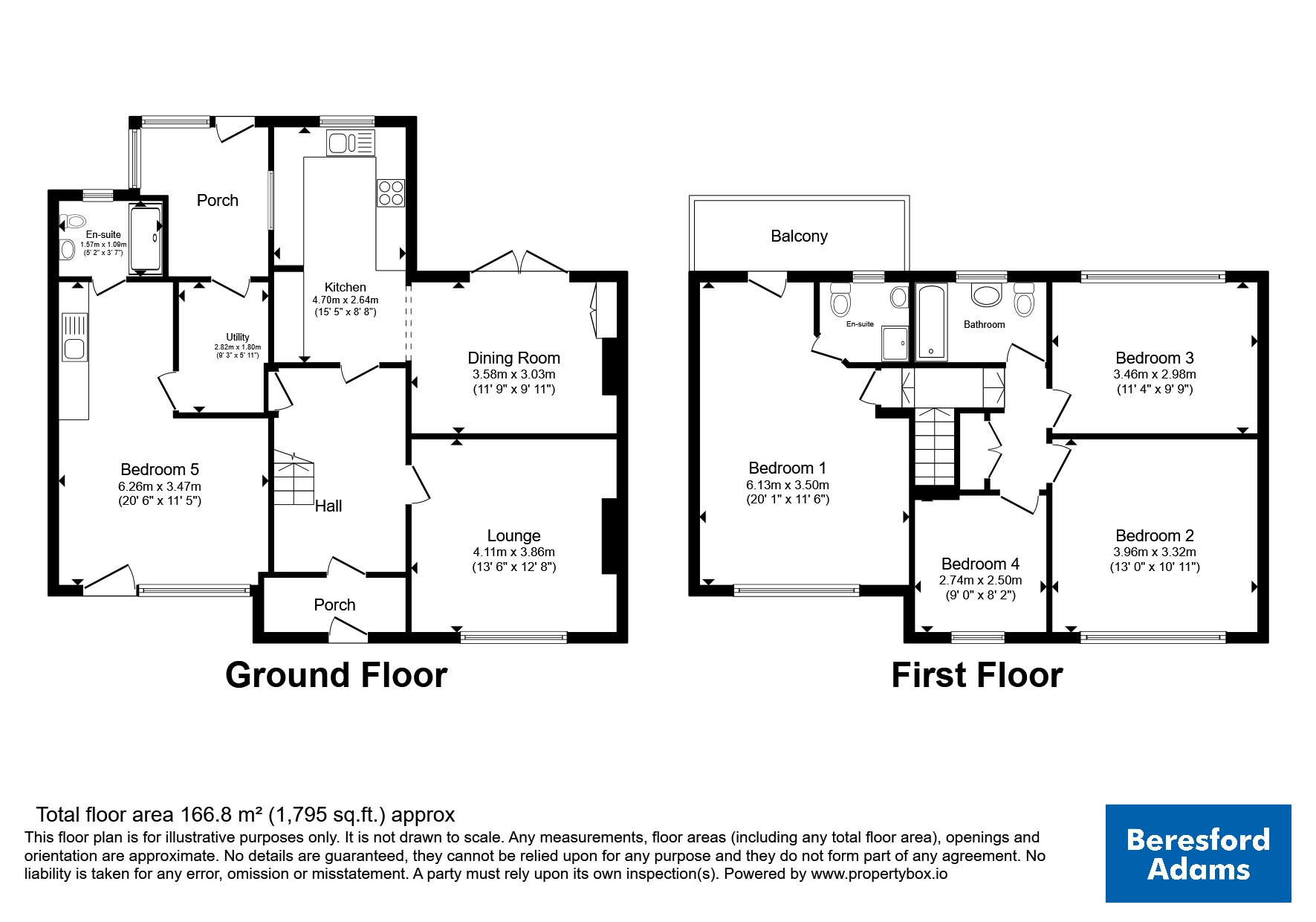 5, Maes Llety, Holyhead floorplan