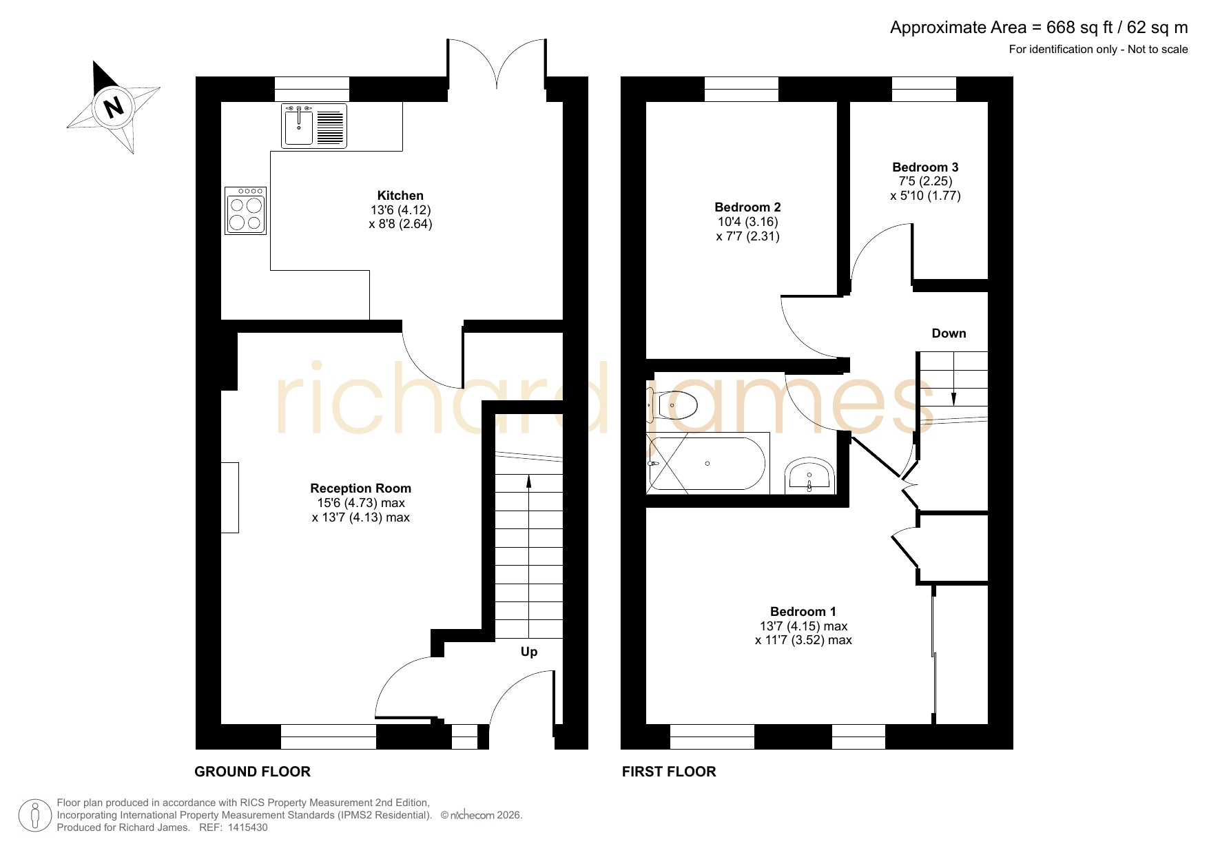 56, Sheerwold Close, Swindon floorplan