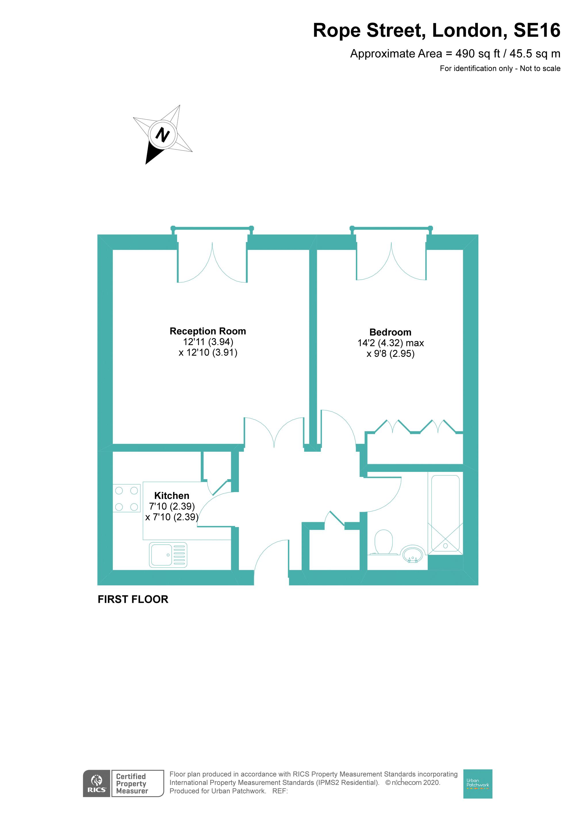 Rope Street, London floorplan
