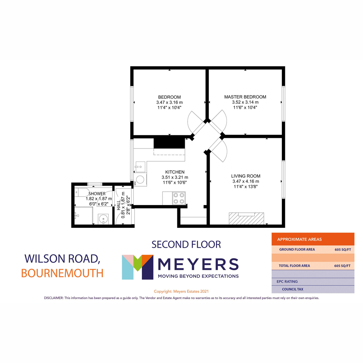 26b, Wilson Road, Bournemouth floorplan