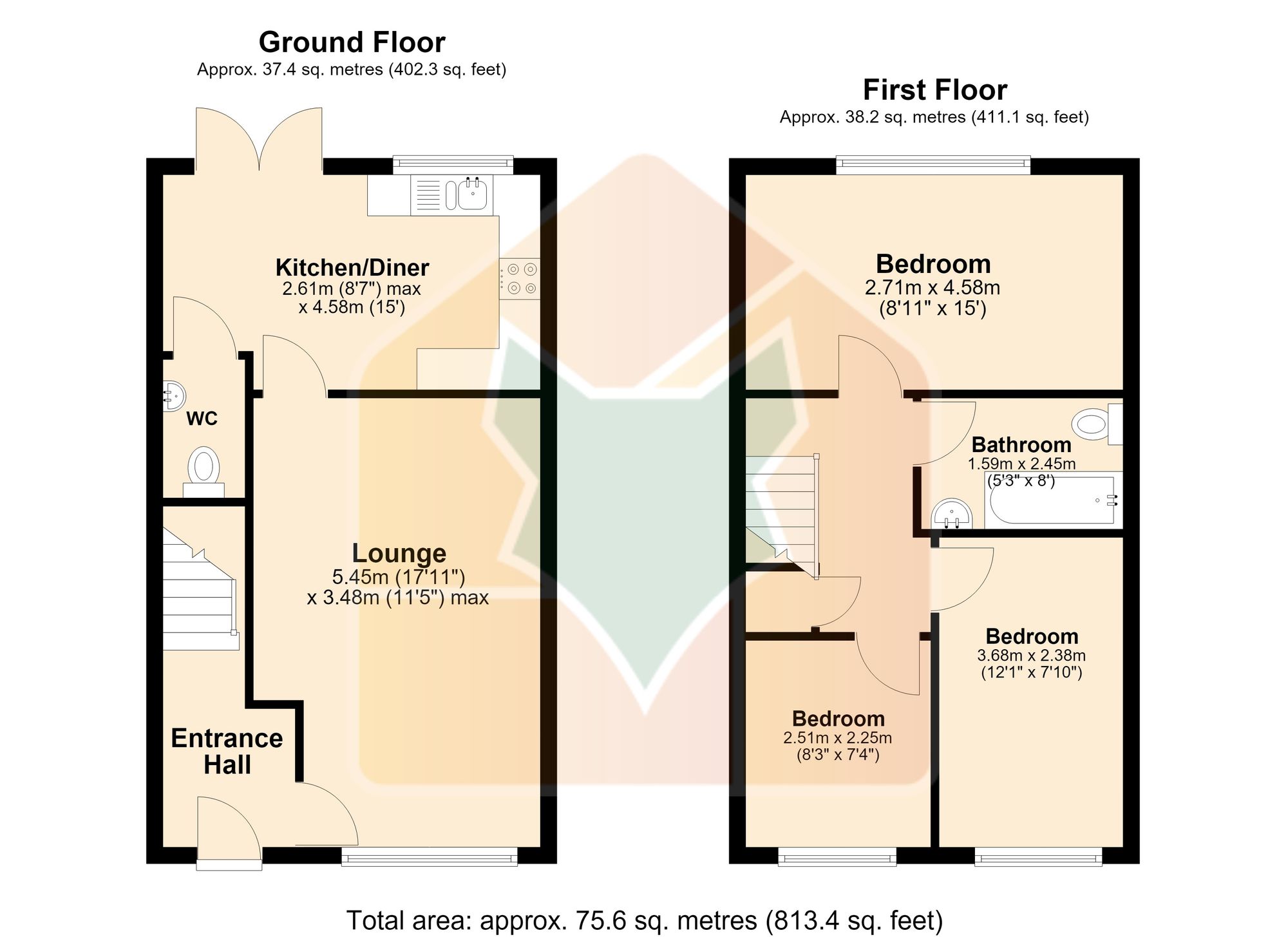 15 Bob Rainsforth Way, Gainsborough floorplan