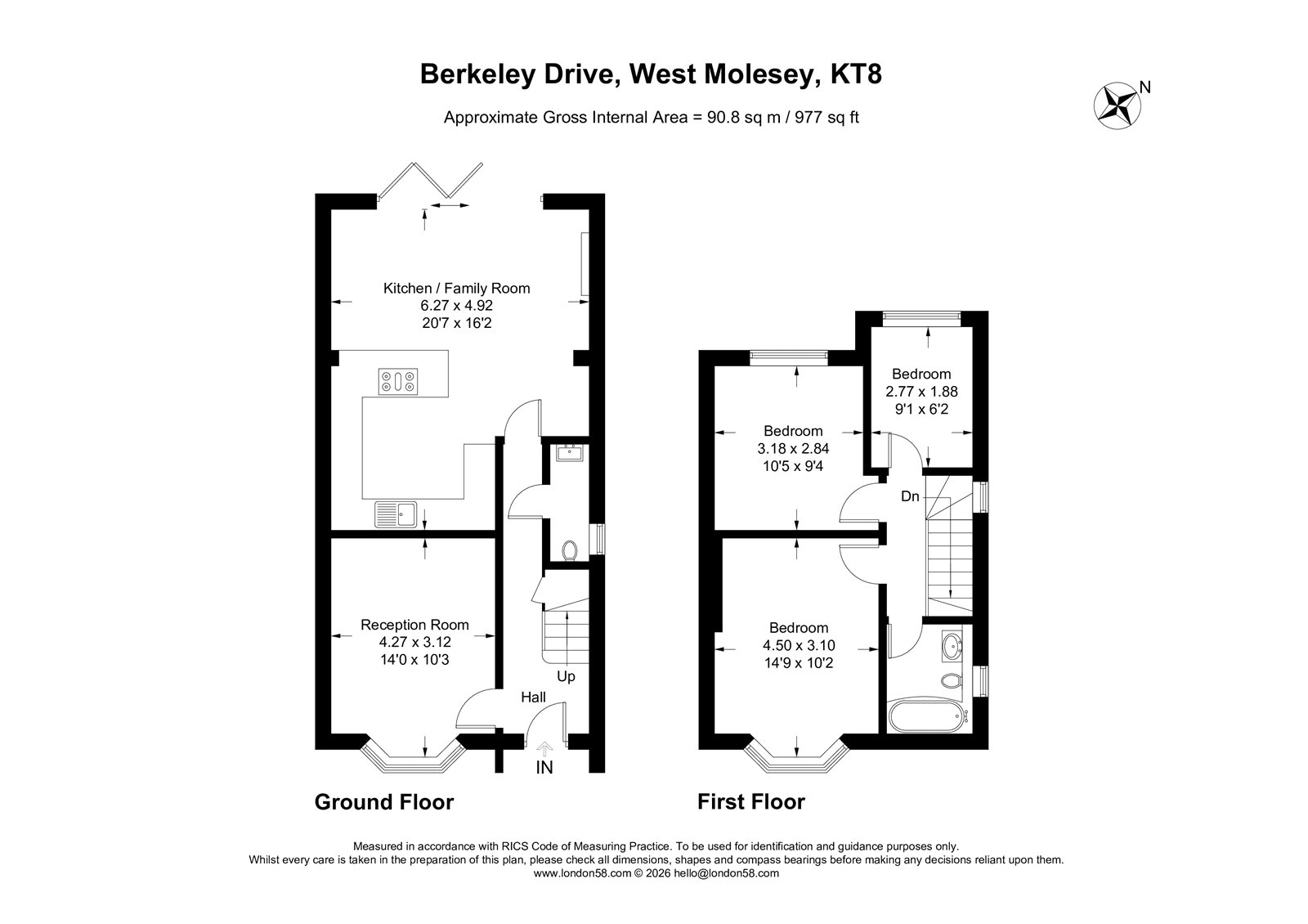 DUPL,, Berkeley Drive, Surrey floorplan