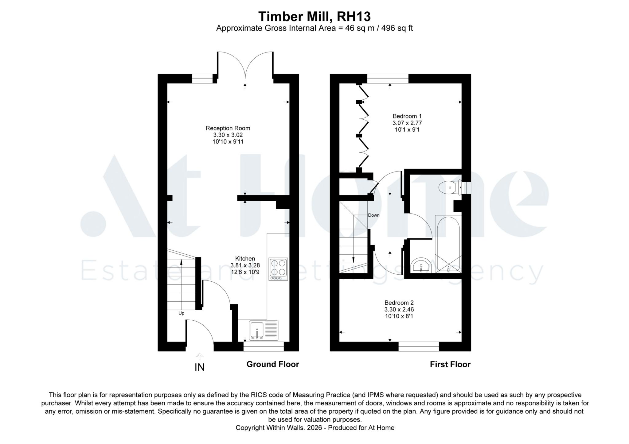 22, Timber Mill, Horsham floorplan