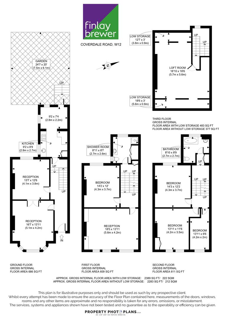 24, Coverdale Road, London floorplan