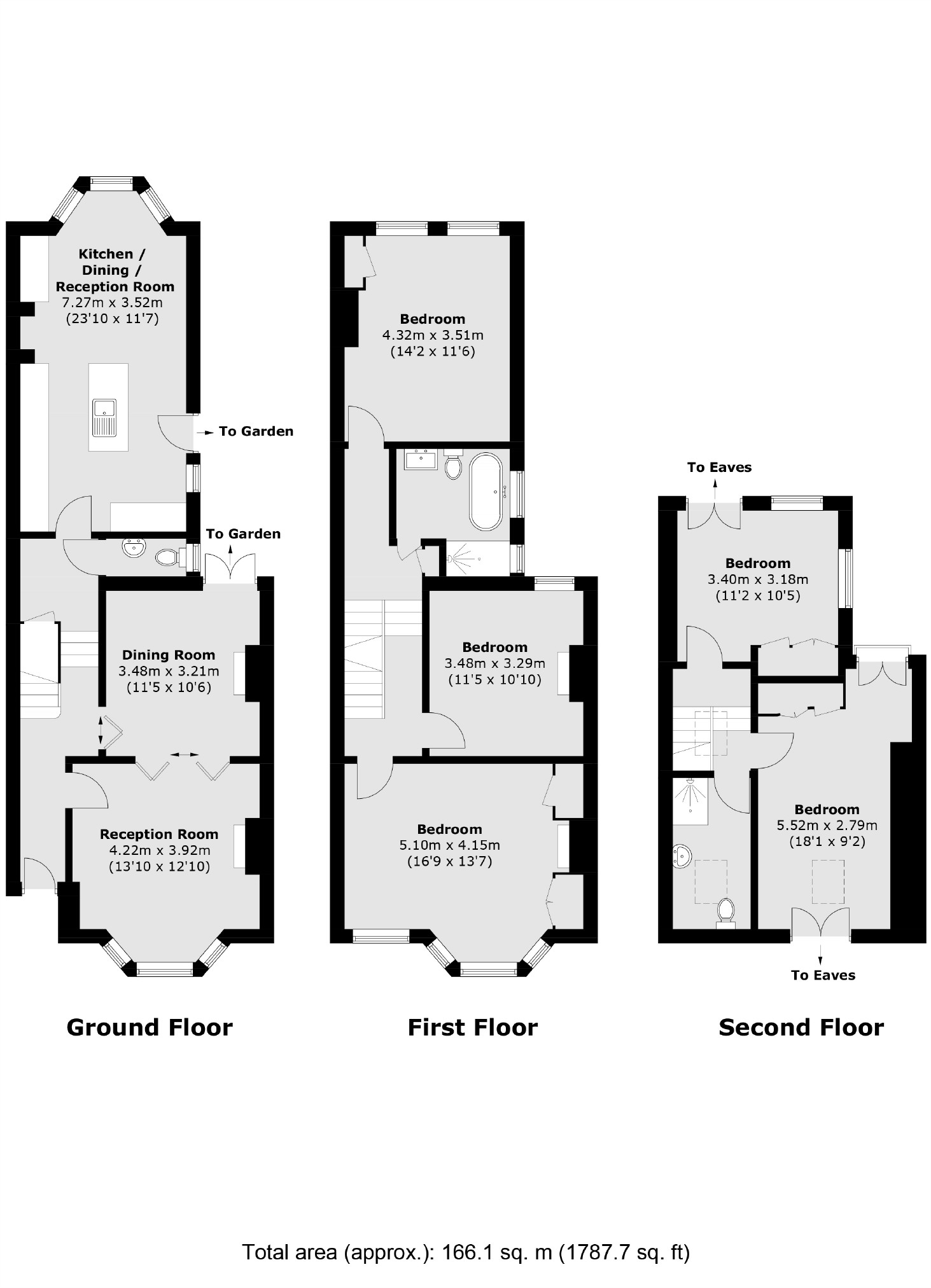 3, Wyleu Street, London floorplan