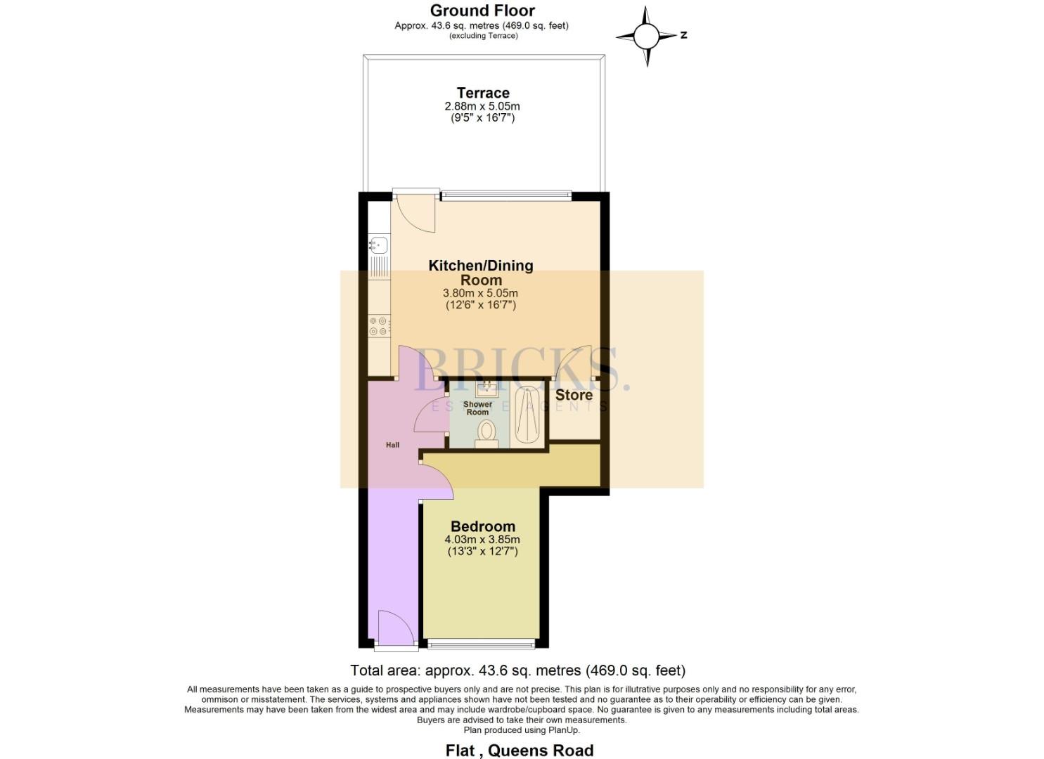 Apartment 2, Buckhurst Mews, Queens Road, Buckhurst Hill floorplan