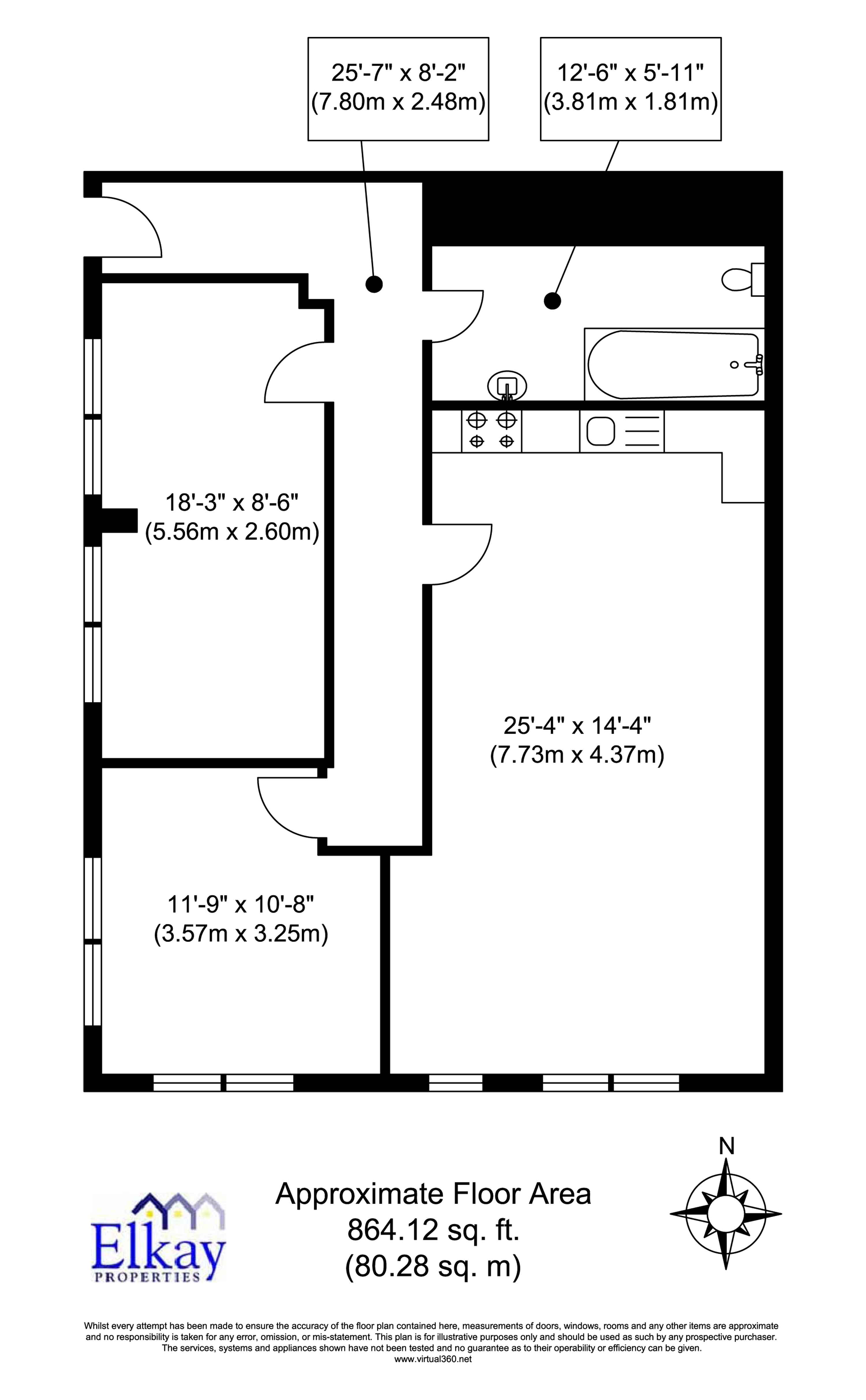 Flat D, 431, Bethnal Green Road, London floorplan