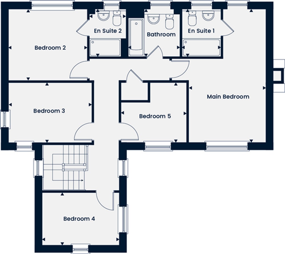 258, 1 Eagle Road, Hardingstone, Northampton floorplan