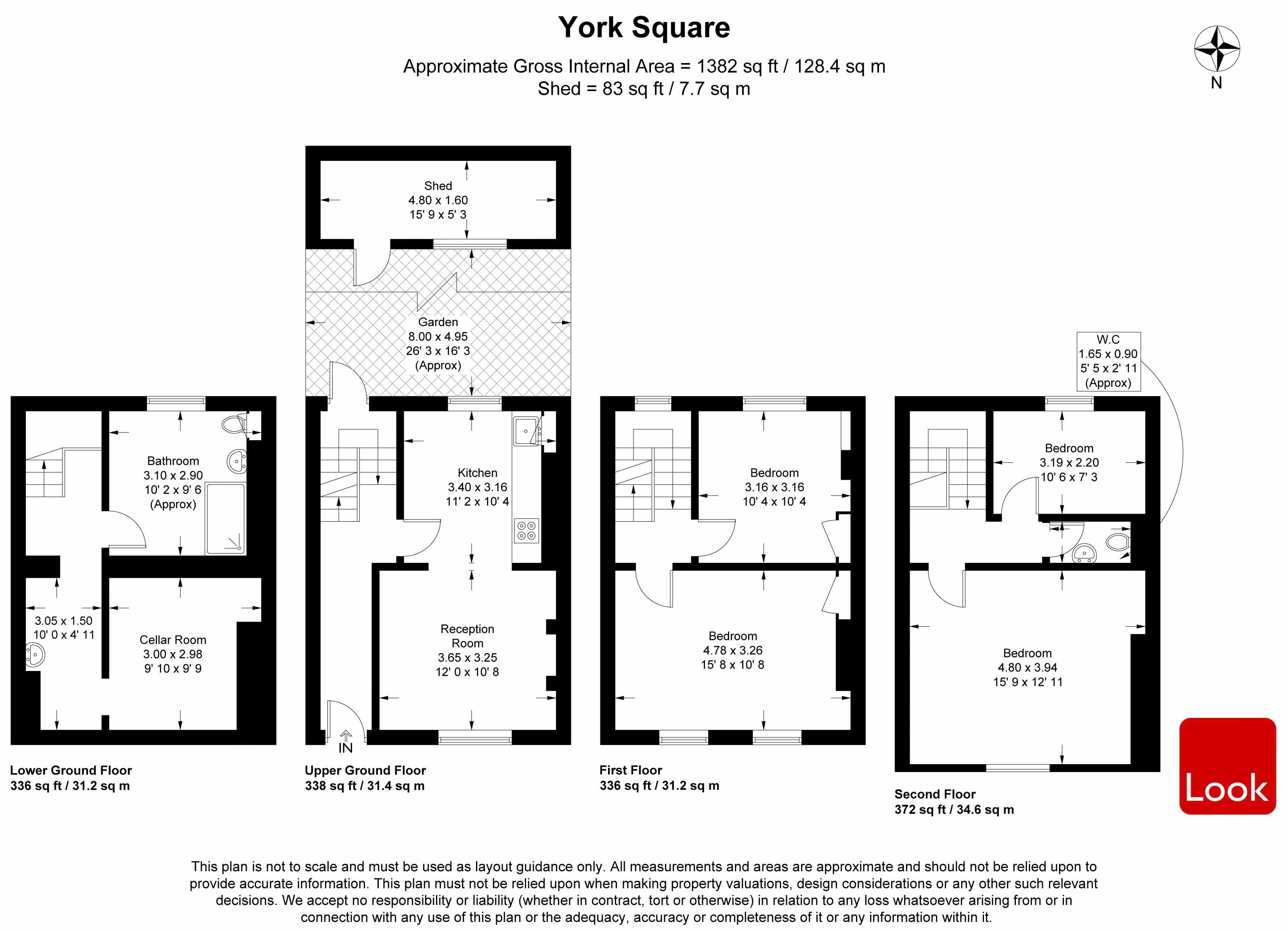 3, York Square, Limehouse floorplan