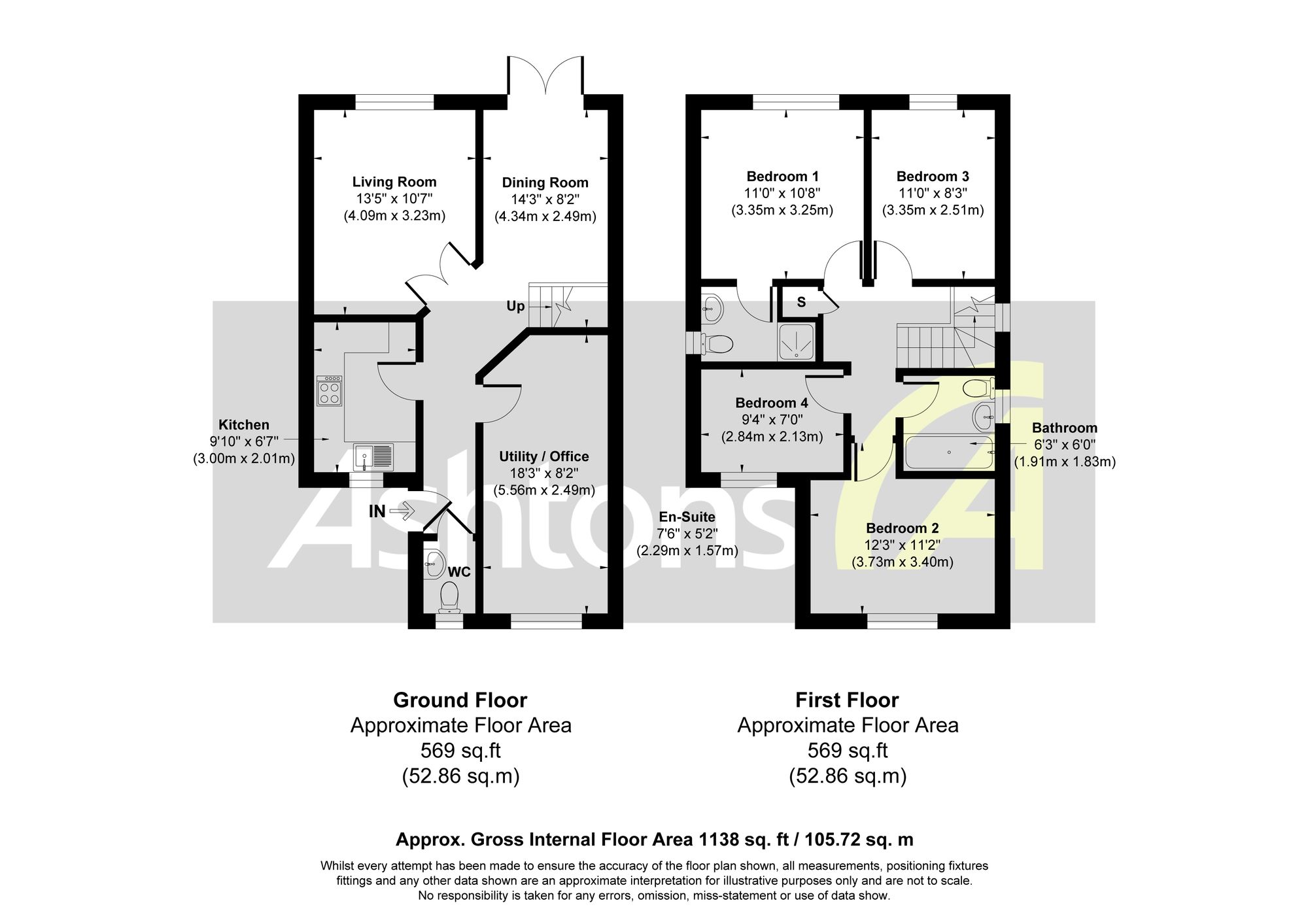 12 Sevenoak Grove, Prescot floorplan