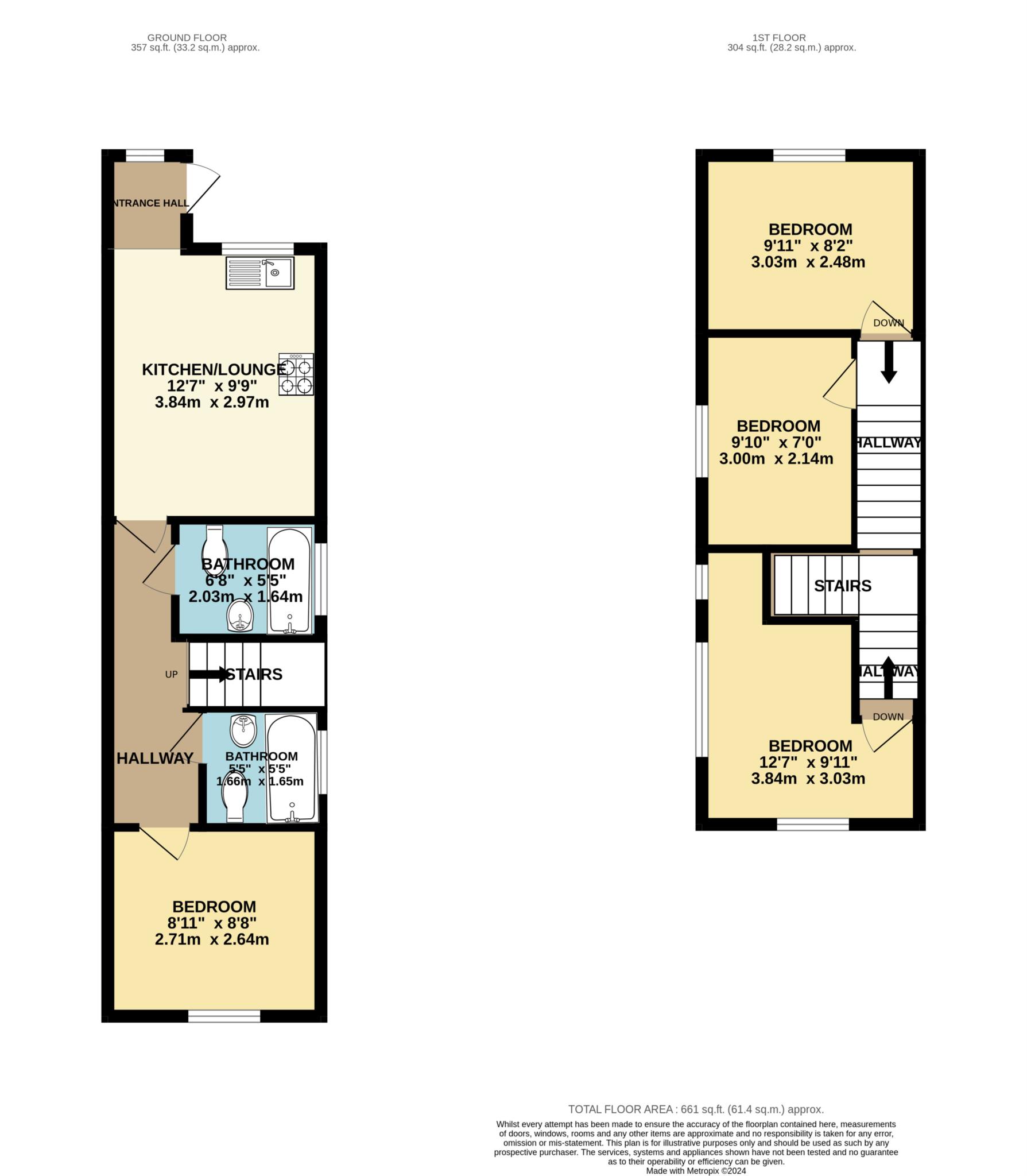 Hartland Road, Reading floorplan