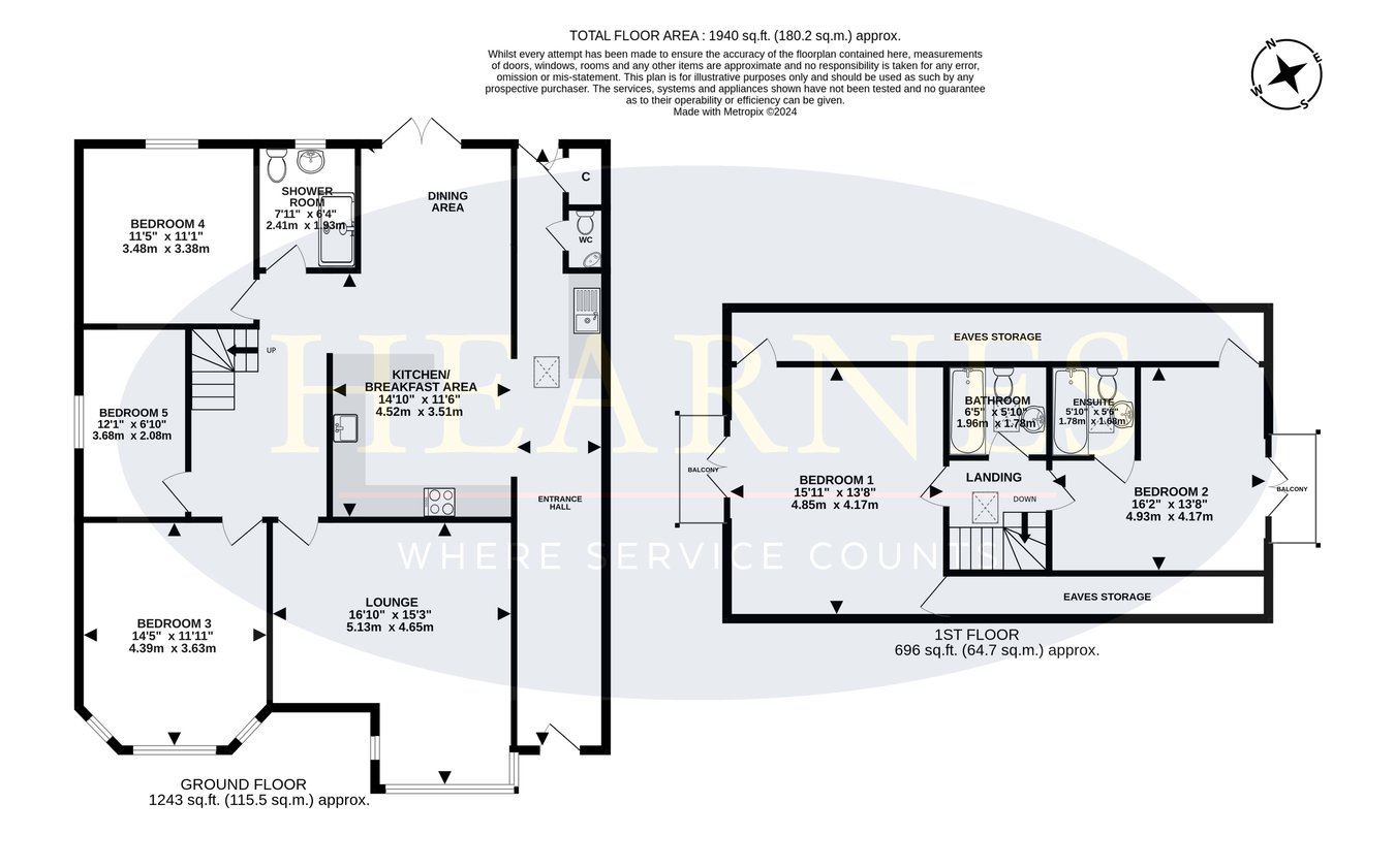 131, Christchurch Road, Ferndown floorplan