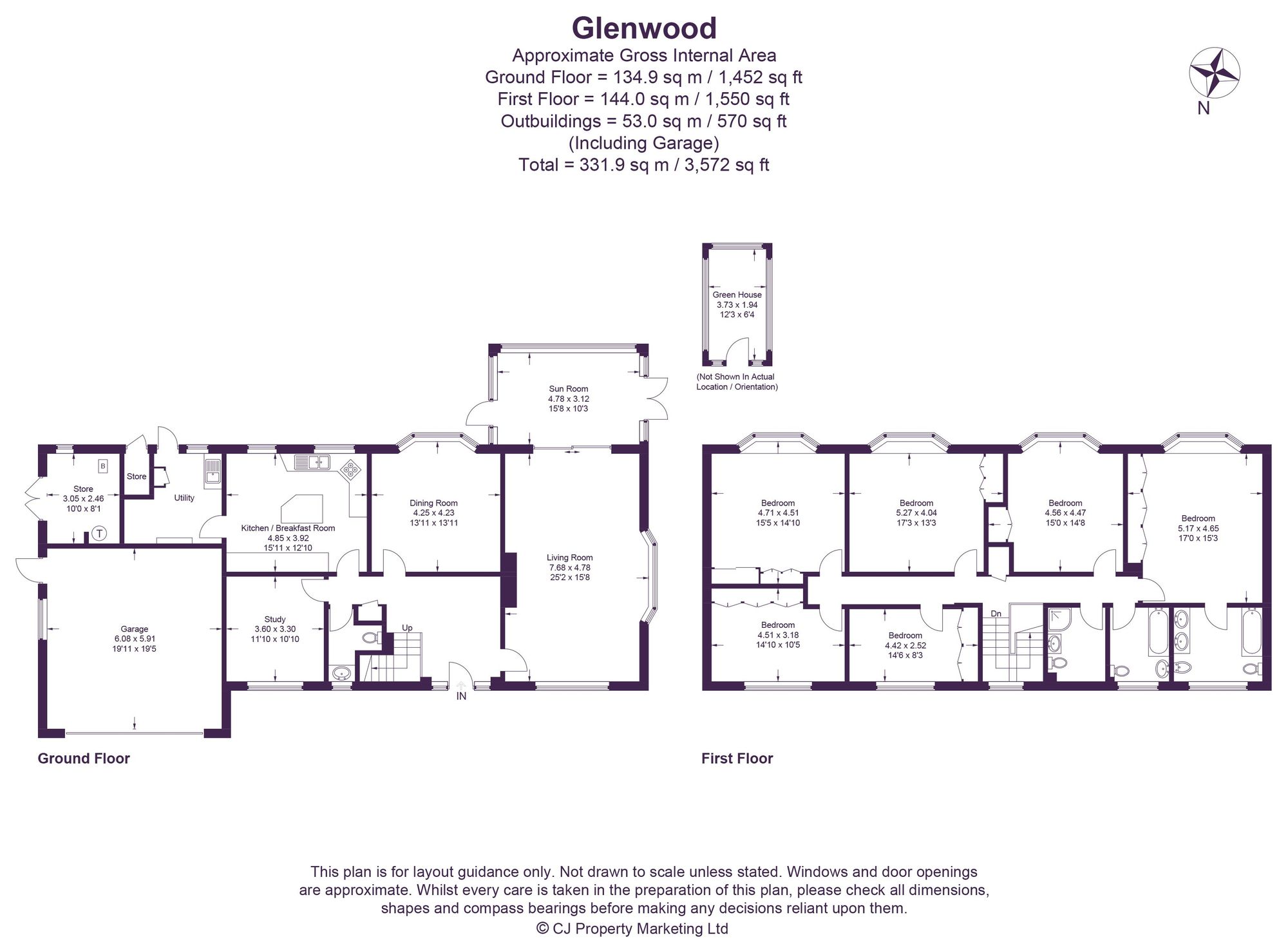 Glenwood, Templewood Lane, Farnham Common floorplan