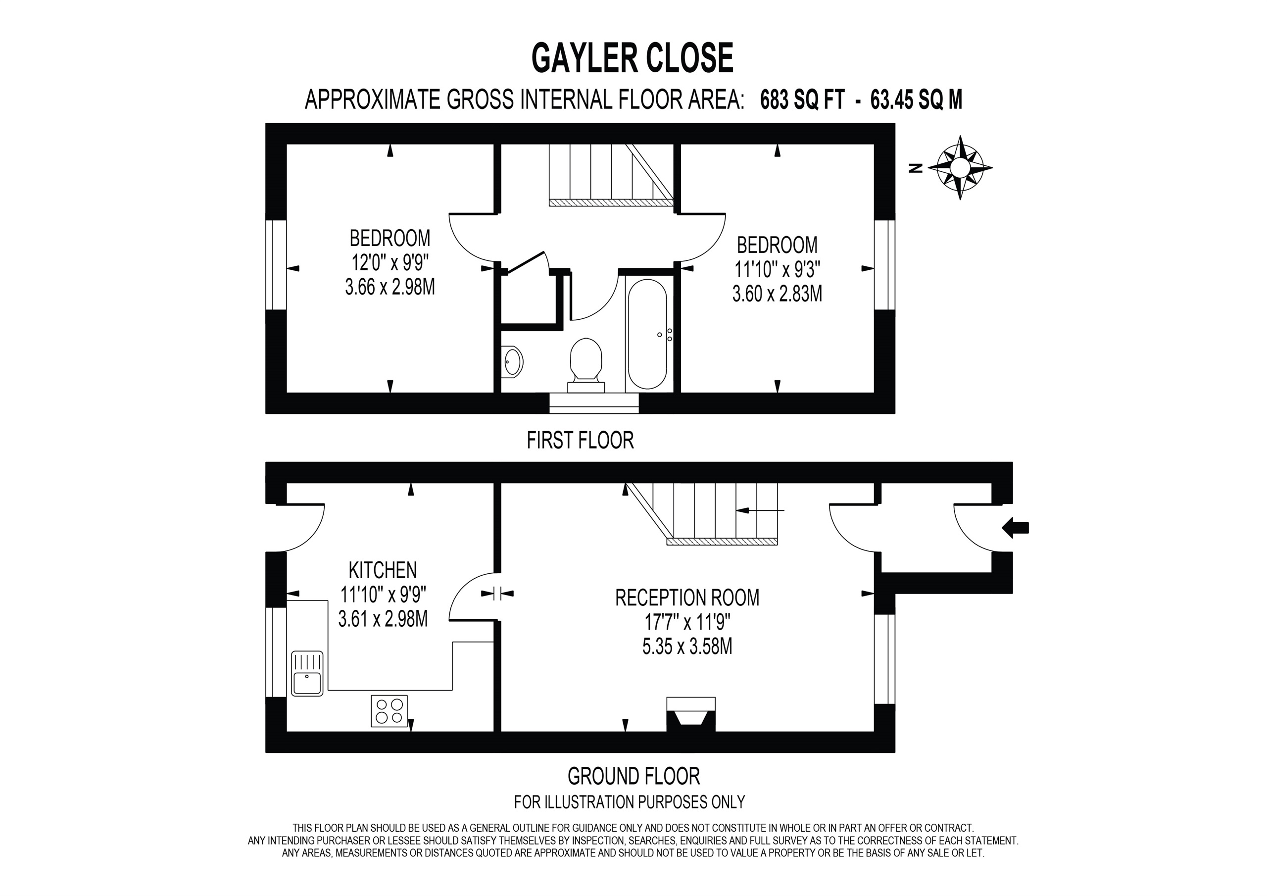 3, Gayler Close, Redhill floorplan