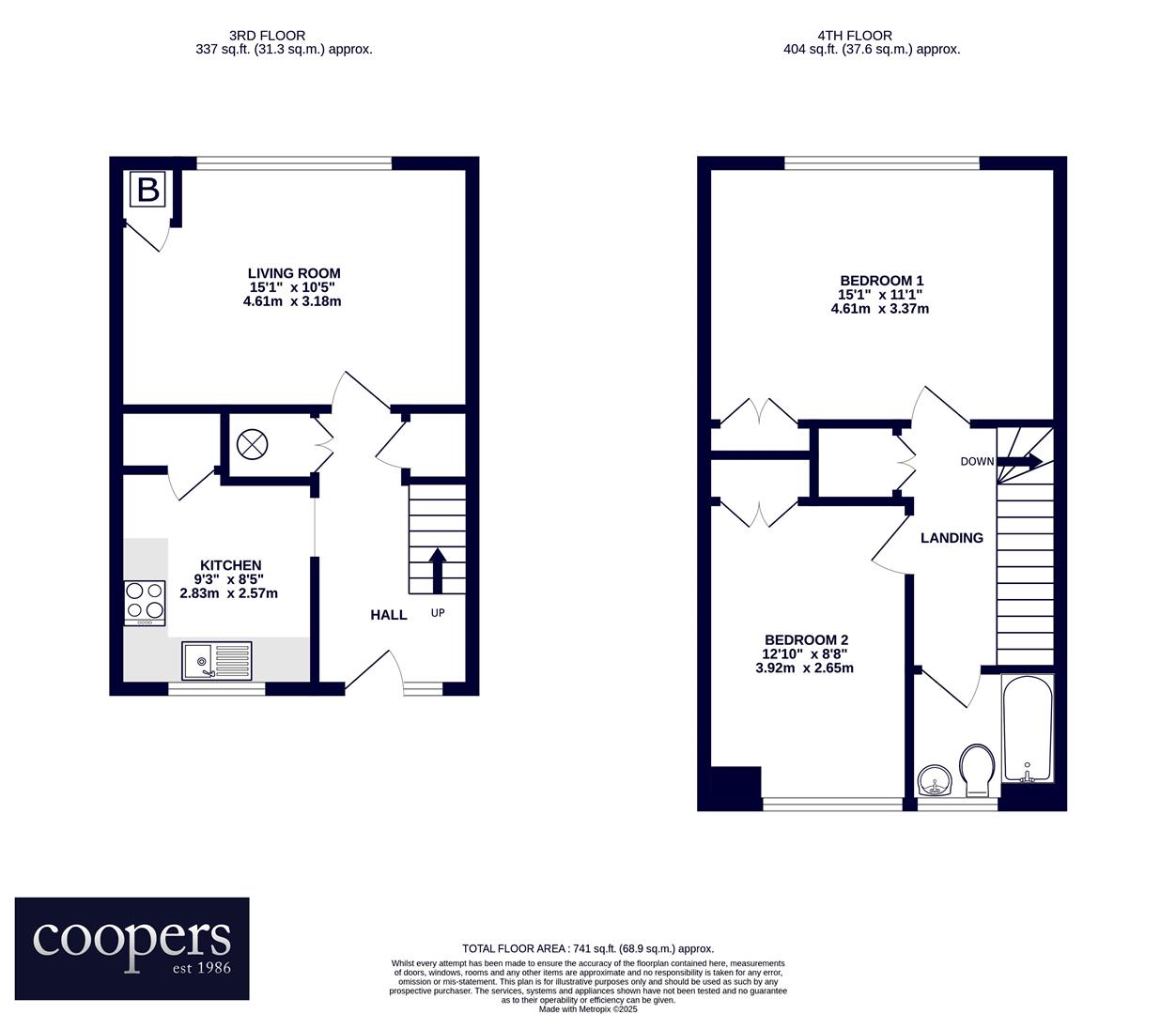 32, The Glebe, West Drayton floorplan