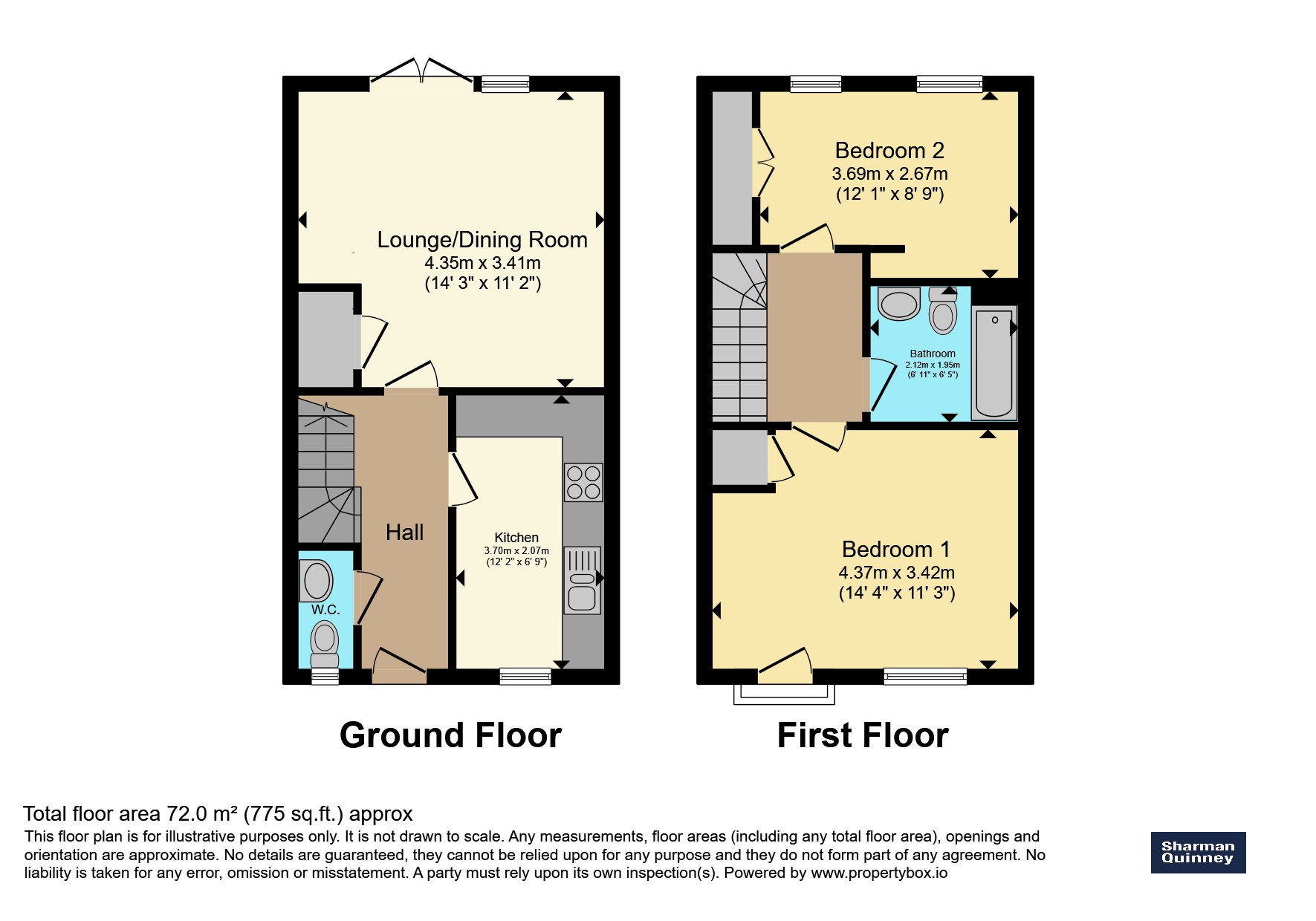 Hartley Avenue, Peterborough floorplan