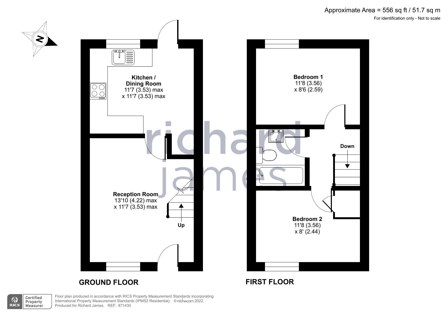 Mannington Lane, Westlea, Swindon, Wiltshire SN5, 2 bedroom terraced house for sale 61956754