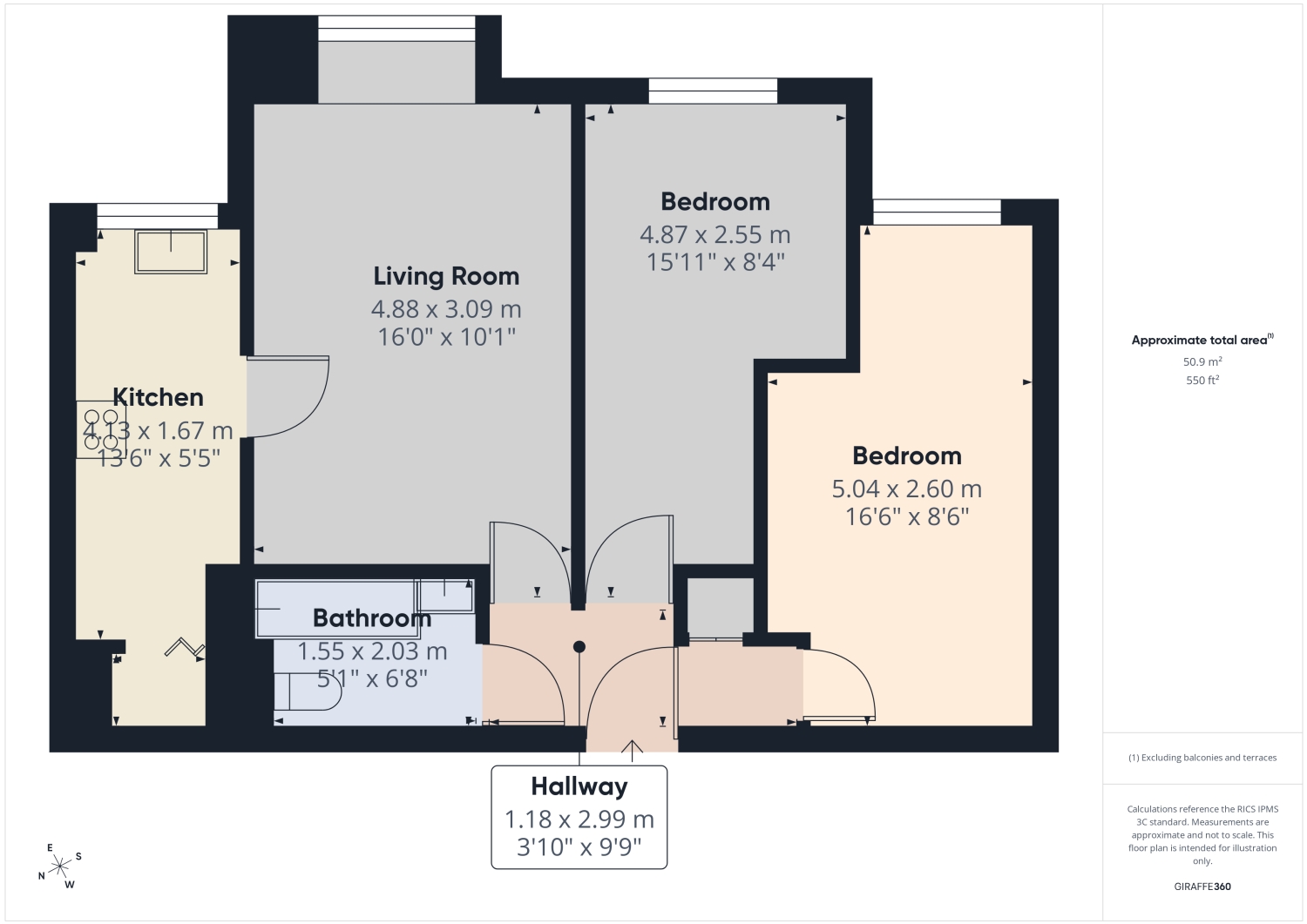 Flat 7, Birchcroft, 17 Nether Edge Road, Sheffield floorplan