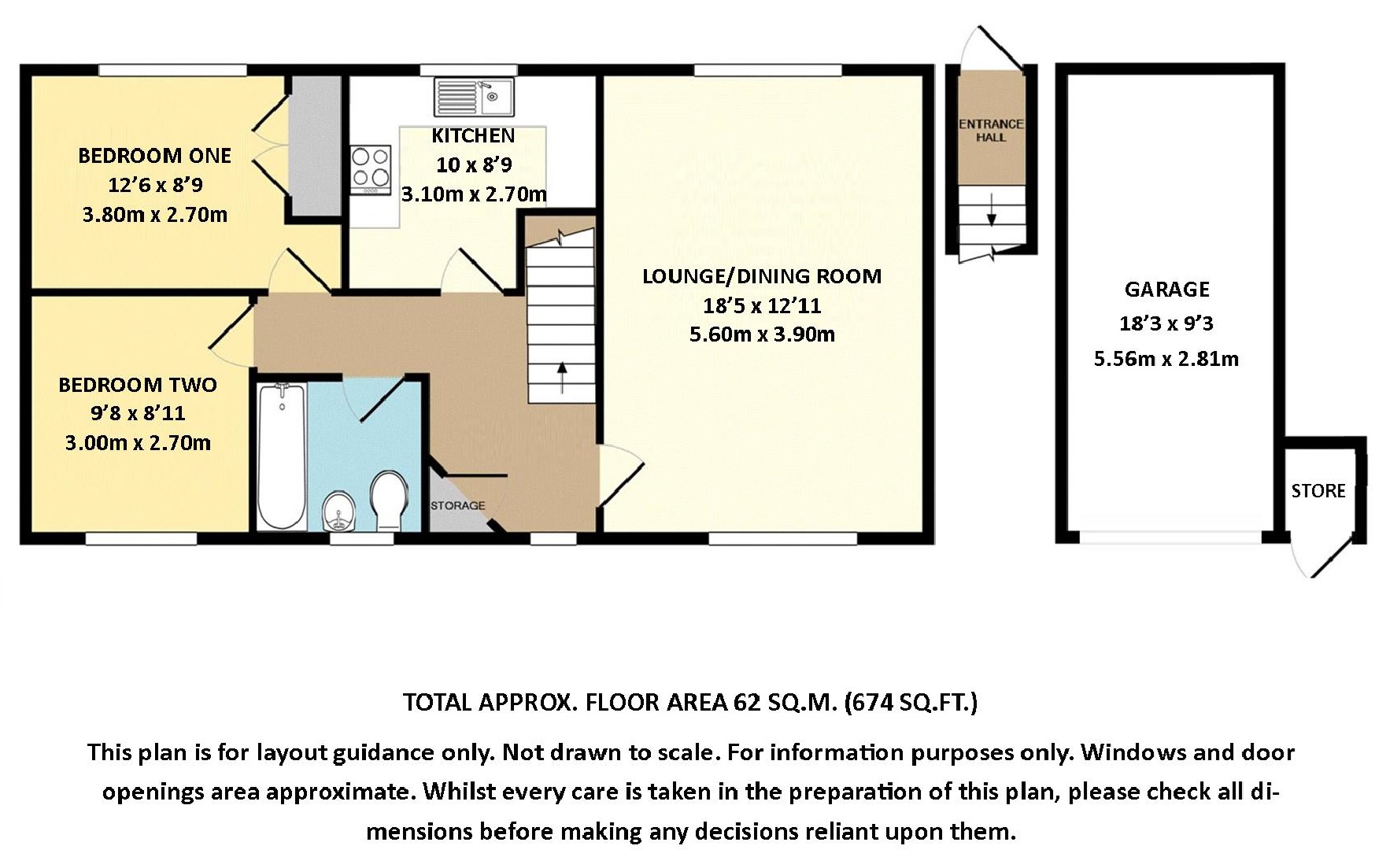 29 Gomer Road, Bagshot floorplan
