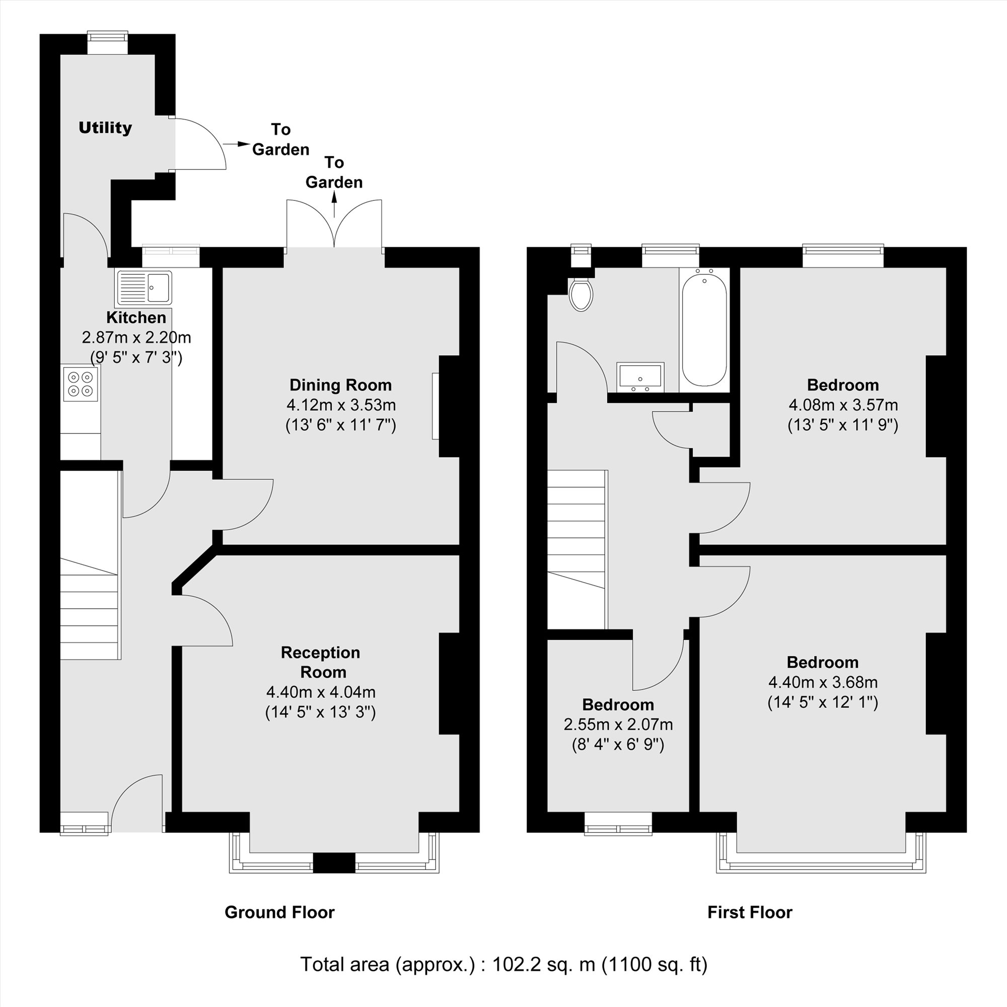 1, Dorset Road, Harrow floorplan