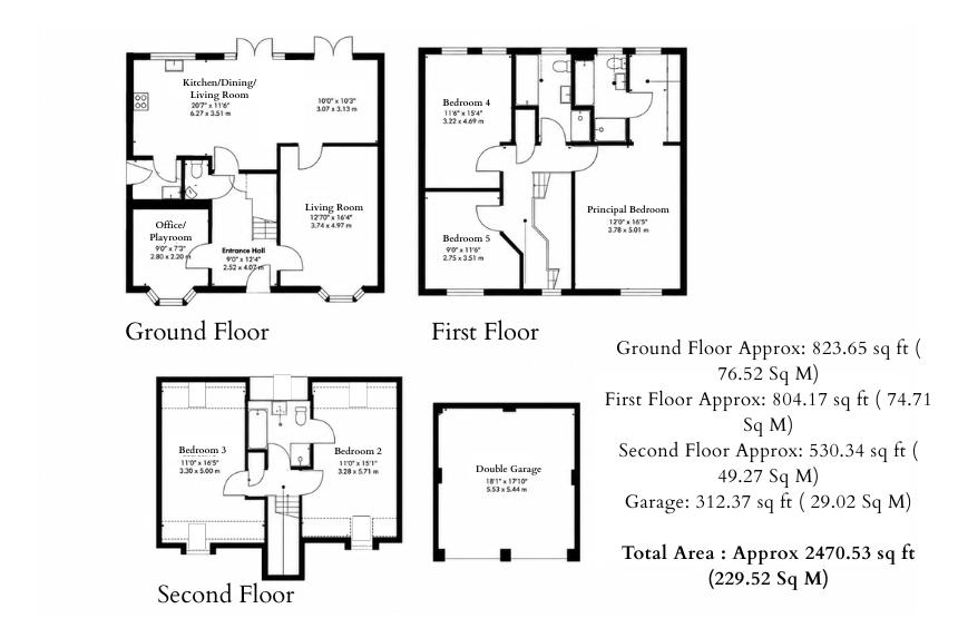 17, Paynes Field, Stamford floorplan