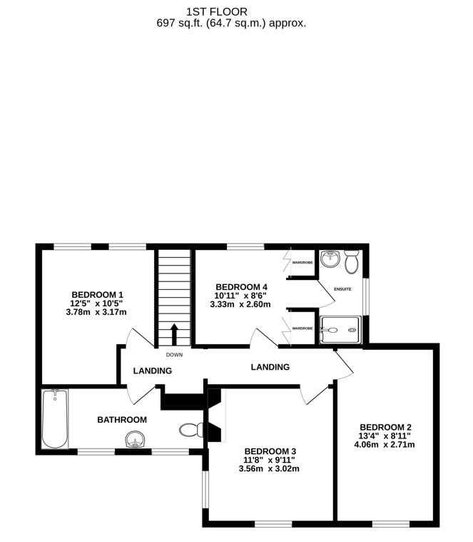 Post House Cottage, Alkerton, Eastington floorplan