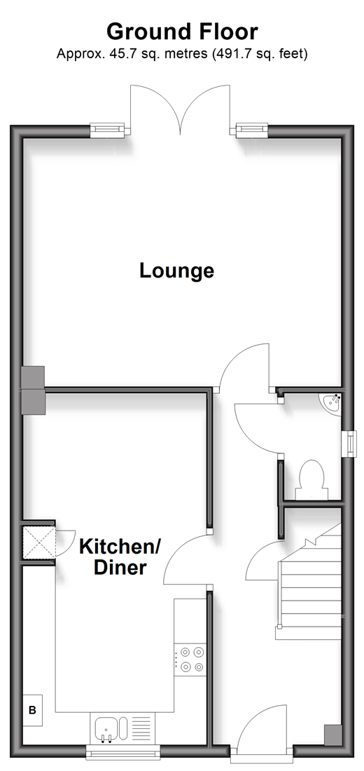 Butchers Green Rainham, Gillingham floorplan