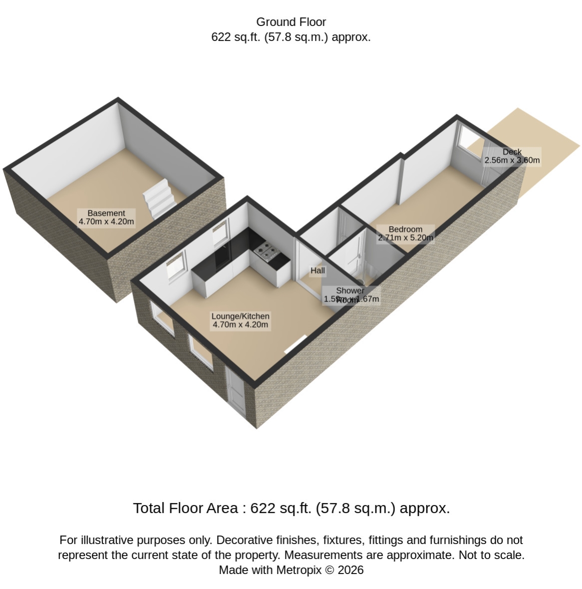 79, Clarence Road, London floorplan