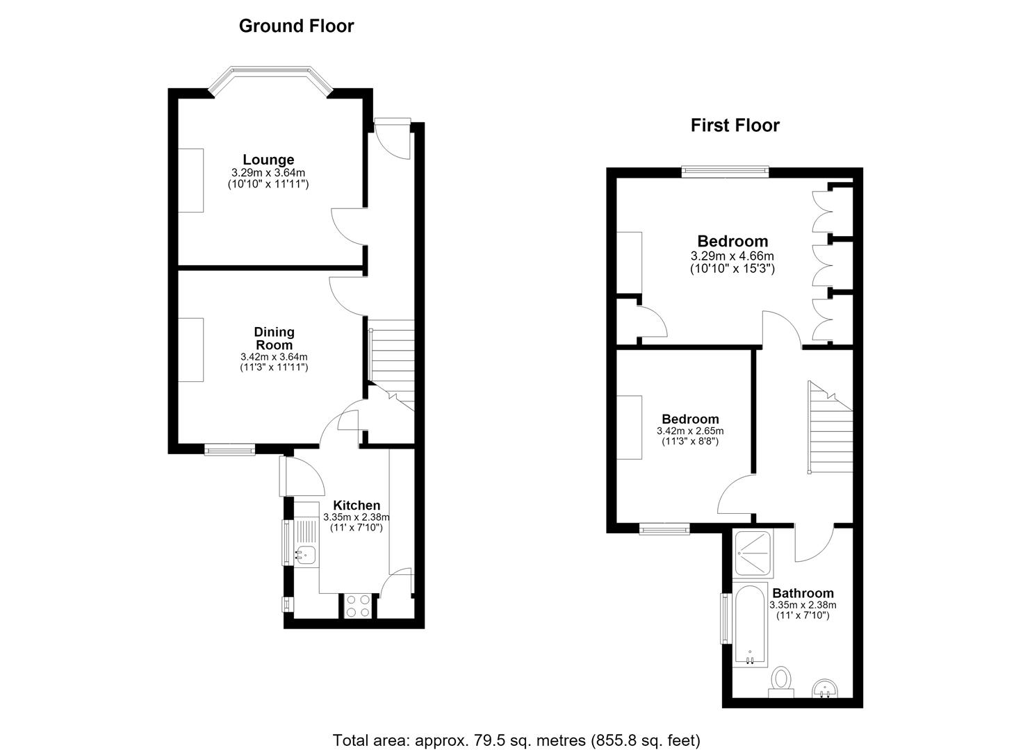 2 Trevarno Terrace, Wharf Road, Maidstone floorplan
