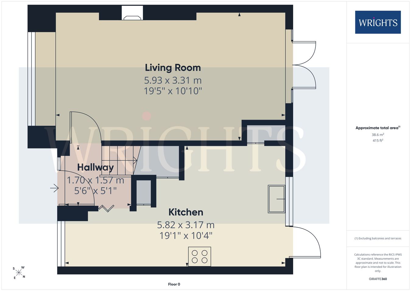 57, Cherry Way, Hatfield floorplan