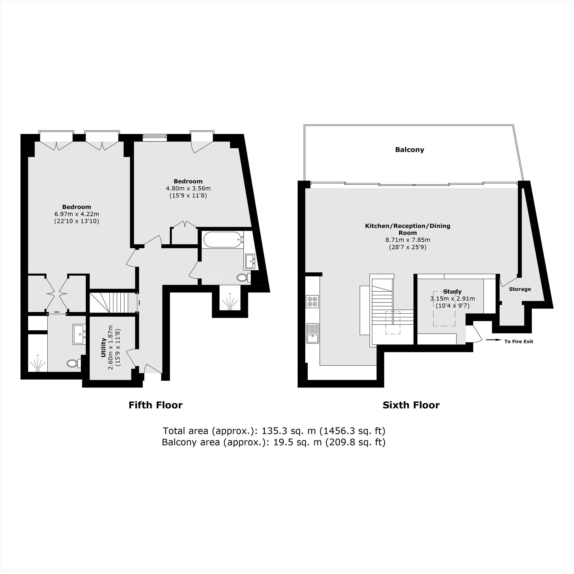 Flat 9, Maple Building, 128, Borough High Street, London floorplan