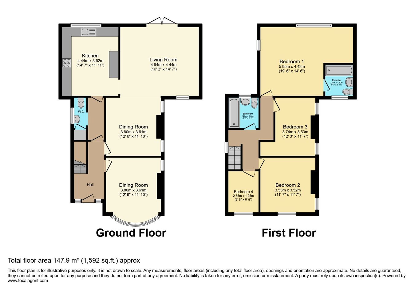 198, Barrow Road, Loughborough floorplan