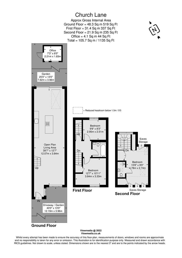 38, Church Lane, Wimbledon floorplan