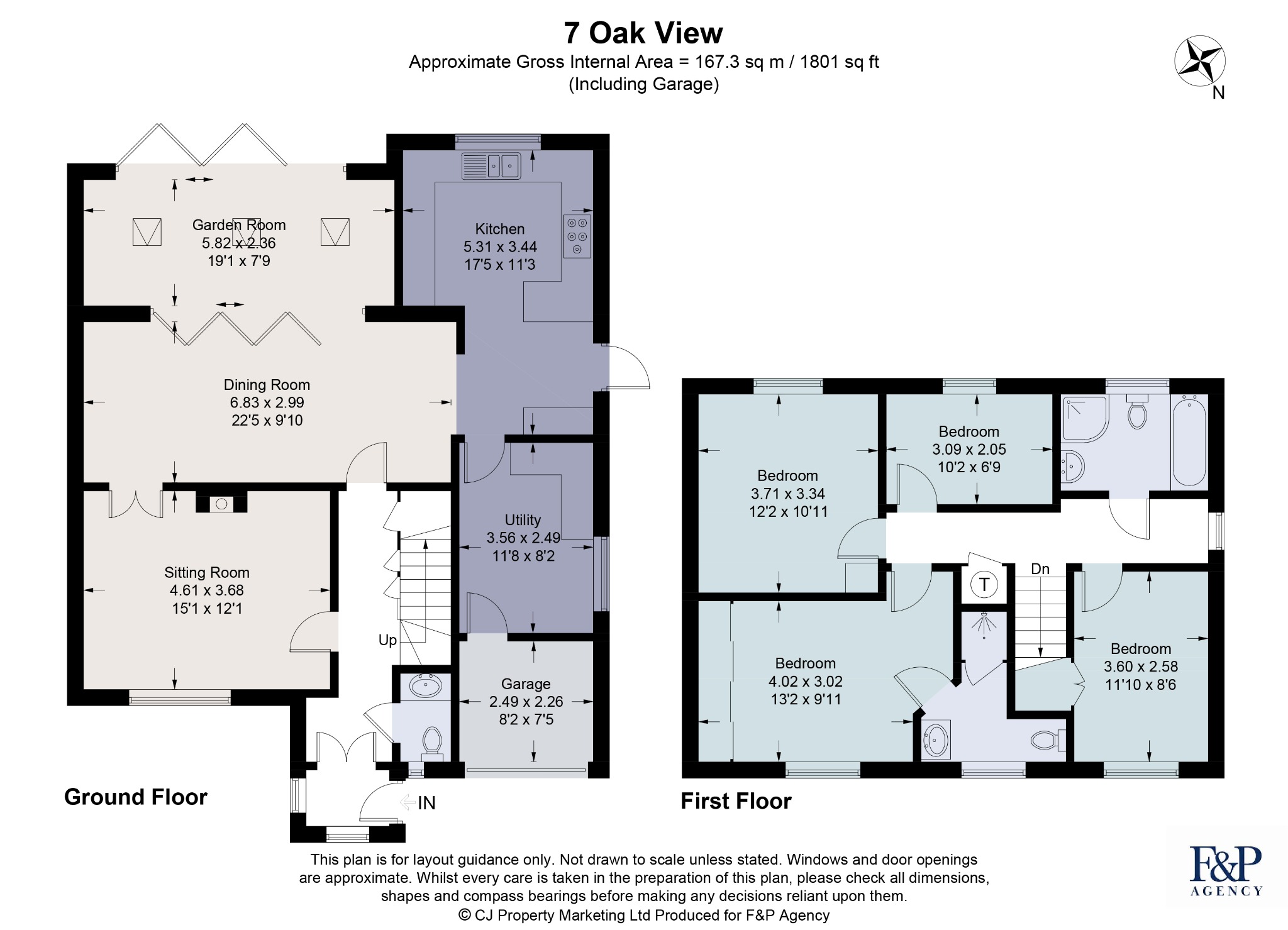 7 Oak View, Great Kingshill, Buckinghamshire floorplan