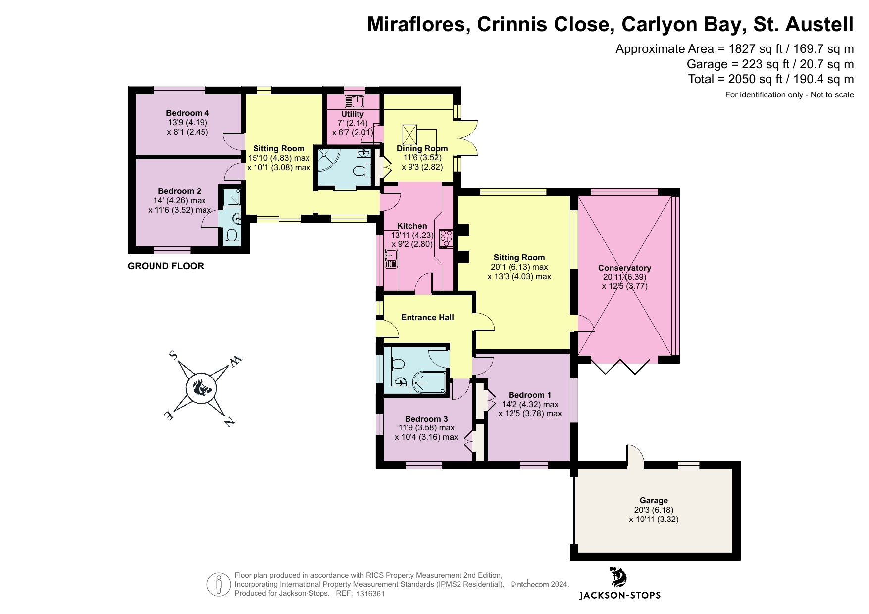 Miraflores,, Crinnis Close, St Austell floorplan