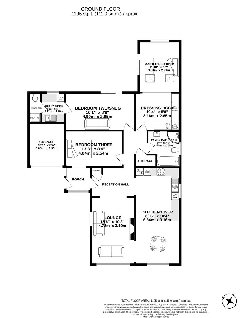 9, Sutton Grove, Chorley floorplan