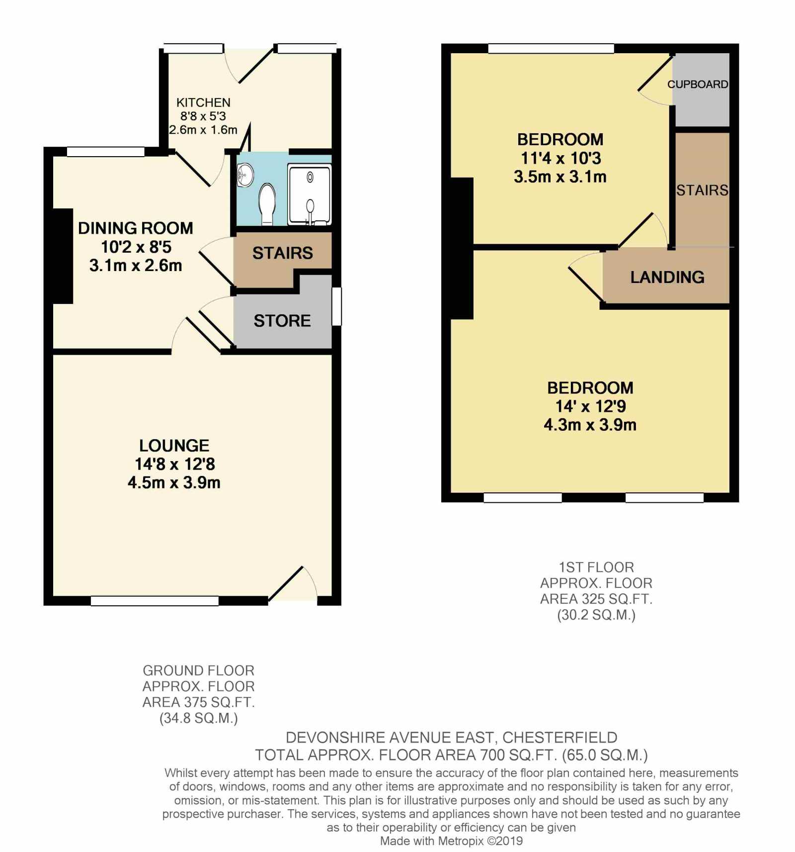 2 Bedrooms Semi-detached house for sale in Devonshire Avenue East, Hasland, Chesterfield S41