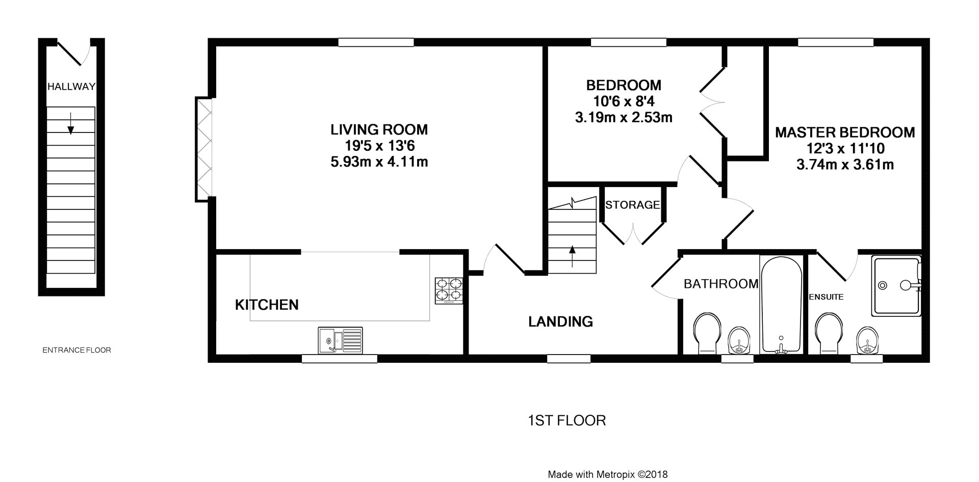 2 Bedrooms Maisonette to rent in Spoonbill Rise, Bracknell, Berkshire RG12