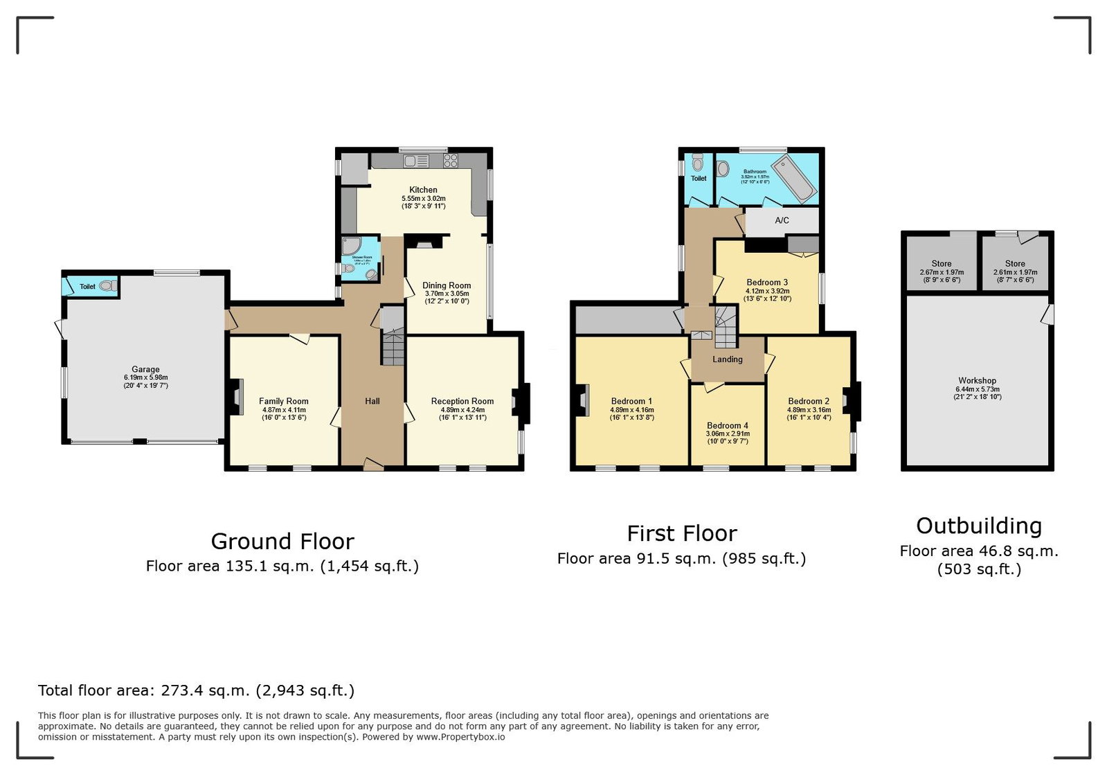 Claydon Farm, Tewkesbury floorplan
