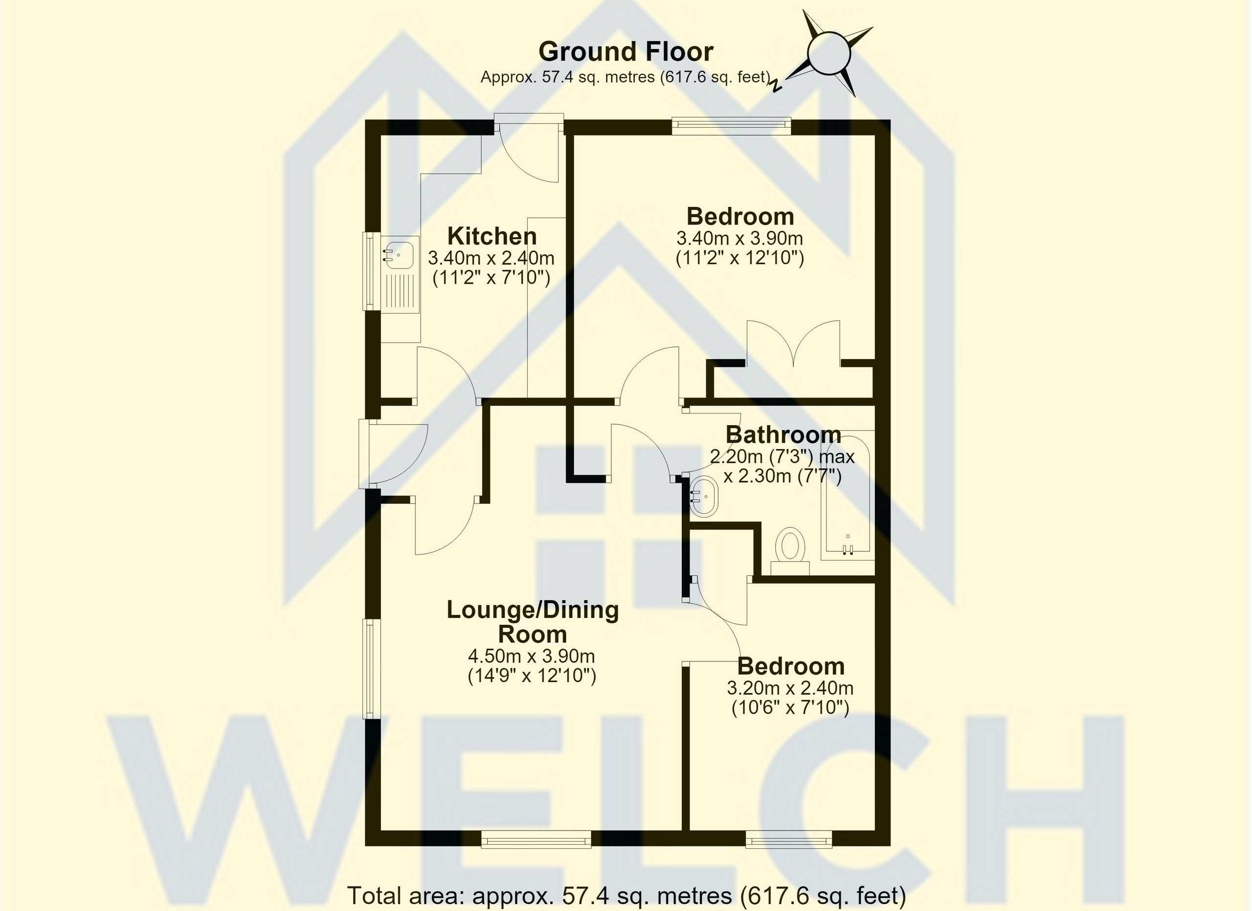 28, Fismes Way, Wem, Shrewsbury, Shropshire floorplan