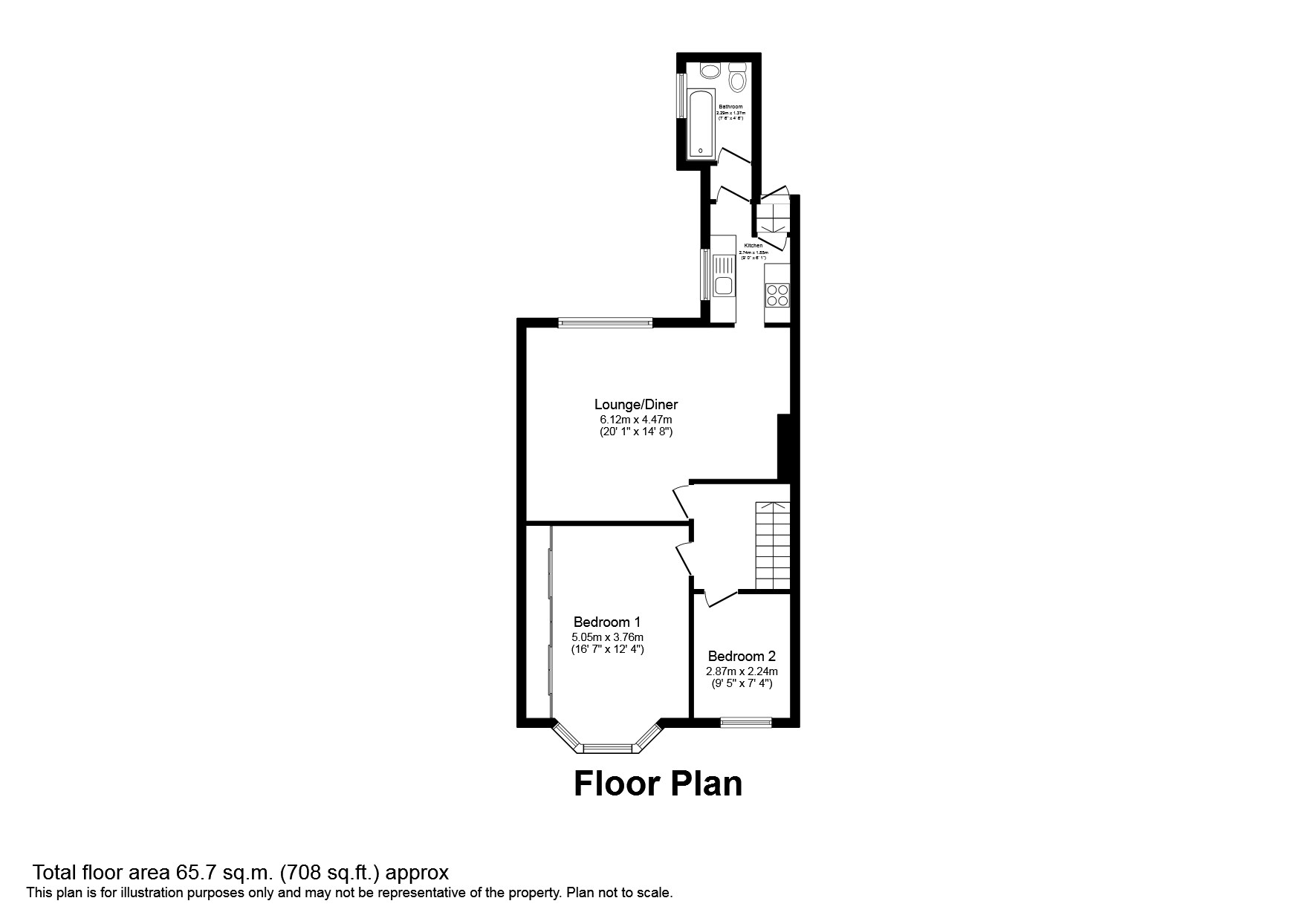 Inskip Terrace, Gateshead NE8, 2 bedroom flat for sale 64054093