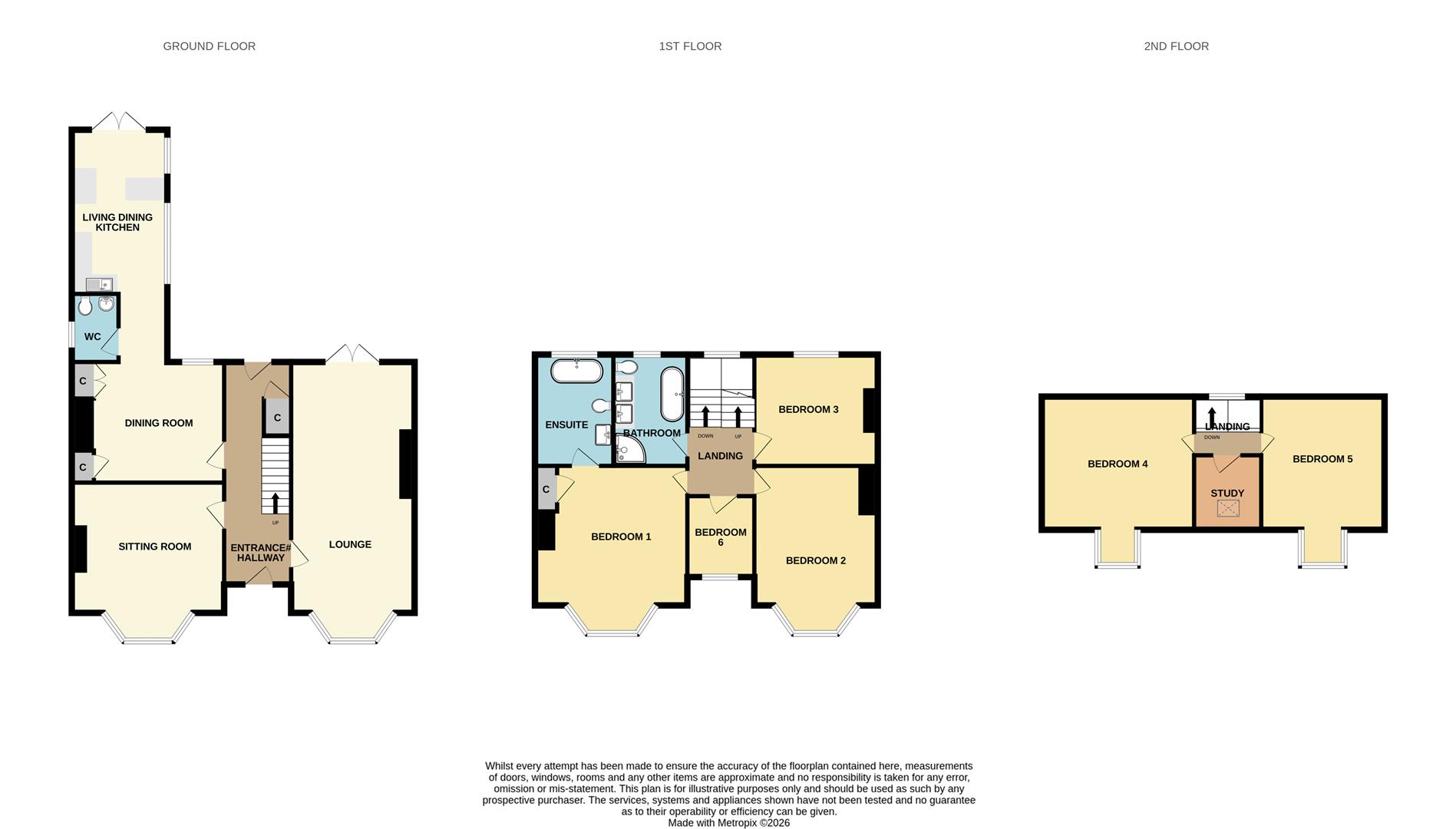 Brelade House, 24, South Street, Cottingham floorplan