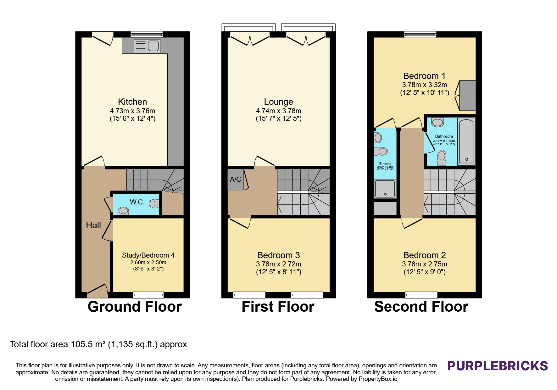 46, Blackbird Way, Stoke-on-Trent floorplan