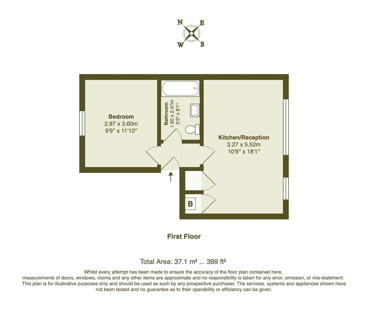 18C, North Birkbeck Road, Leytonstone floorplan