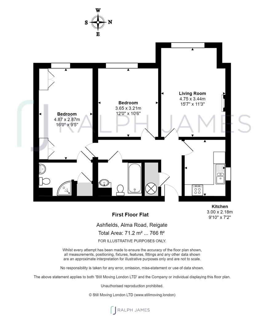 6 Ashfields, Alma Road, Reigate floorplan