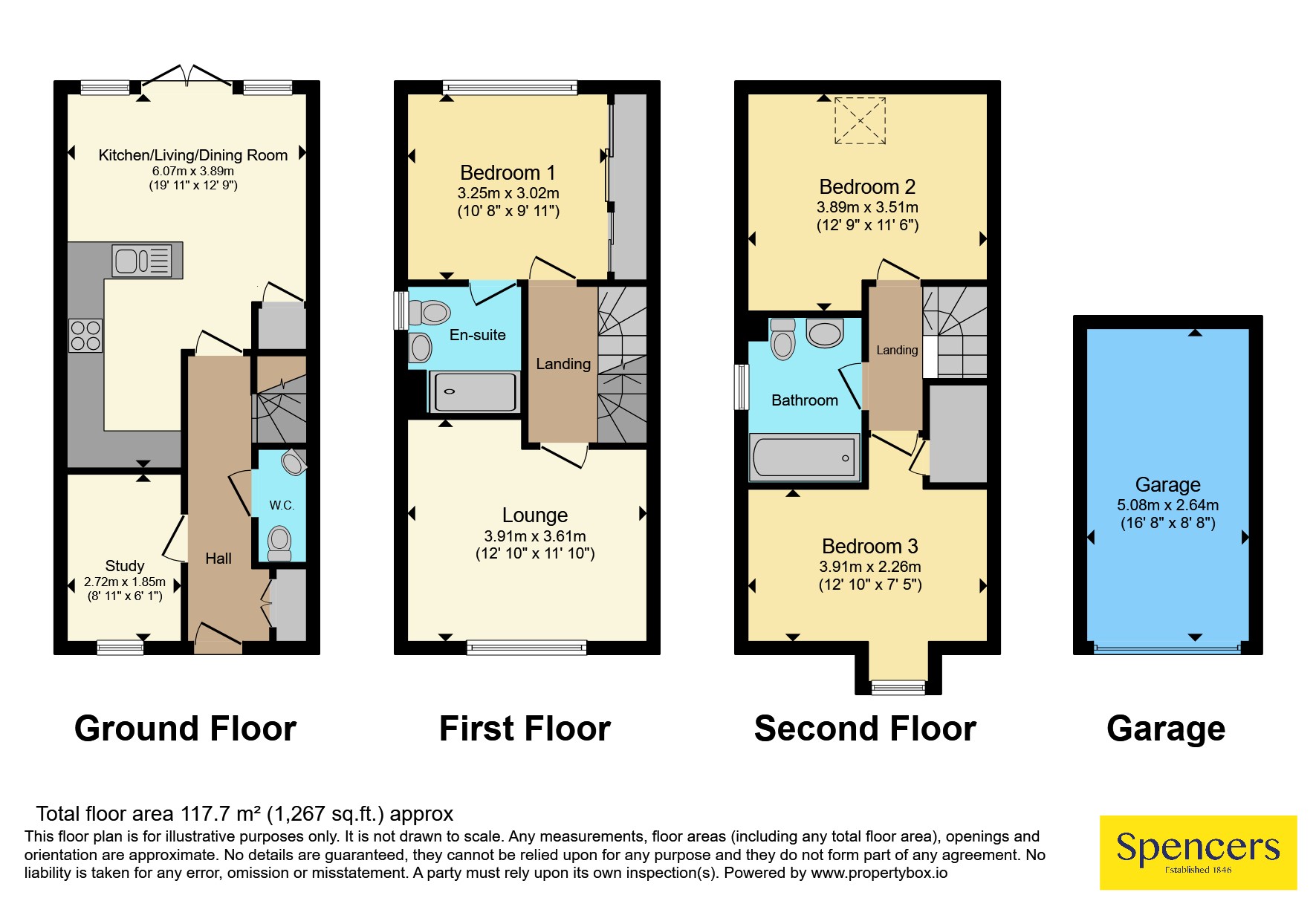 52, Gregory Way, Leicestershire floorplan